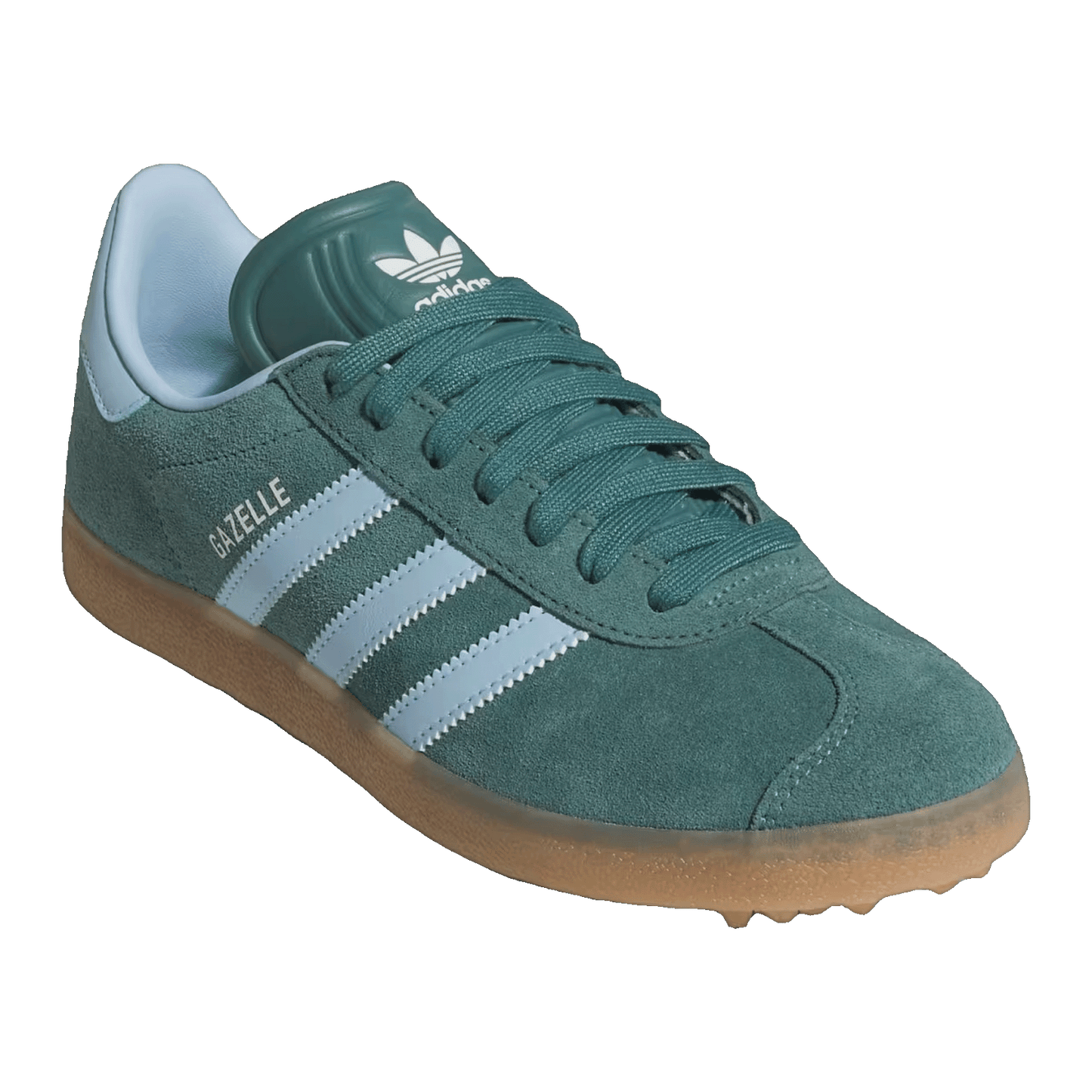 adidas Gazelle Spikeless Golf Preloved Teal Clear Sky (W) Side JI4172