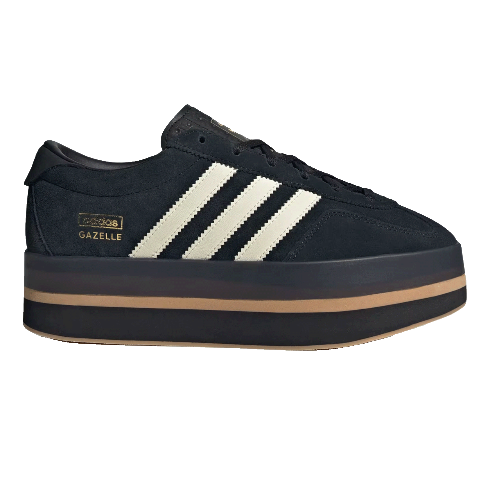 adidas Gazelle Stack Black Cream White (W)