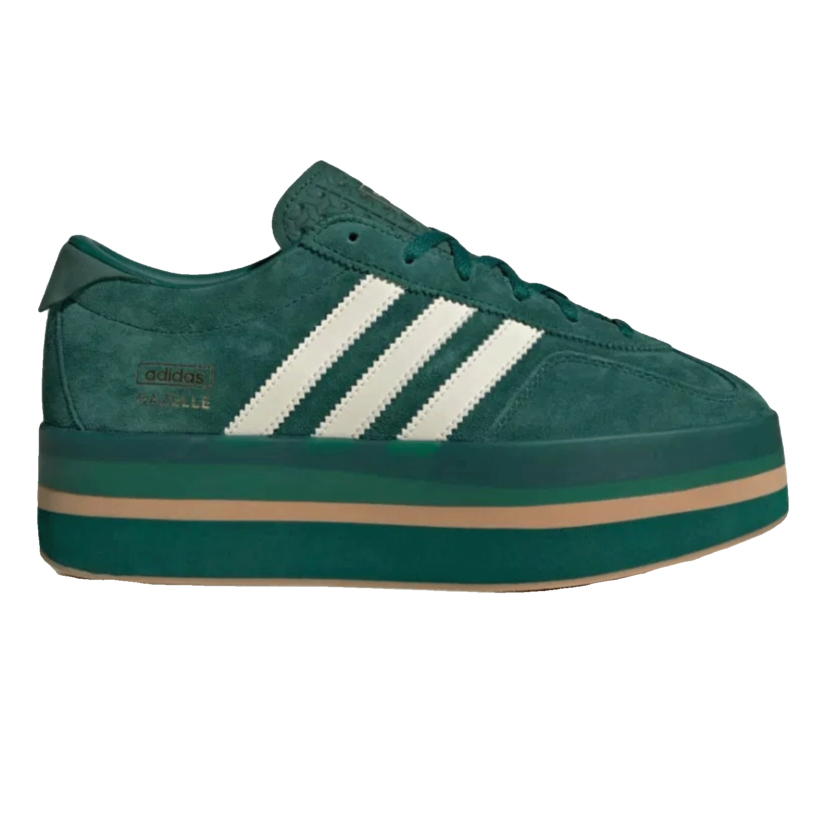 adidas Gazelle Stack Collegiate Green Cream White (W)