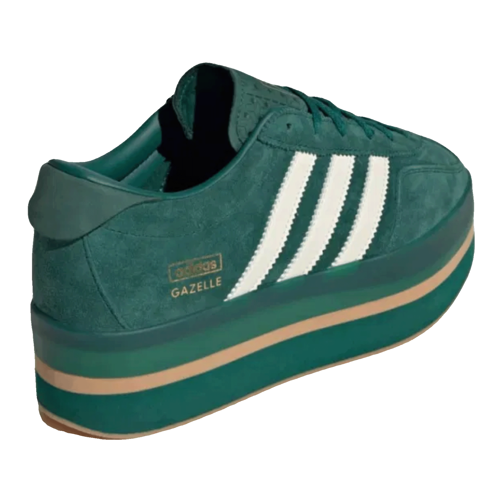 adidas Gazelle Stack Collegiate Green Cream White (W) Back