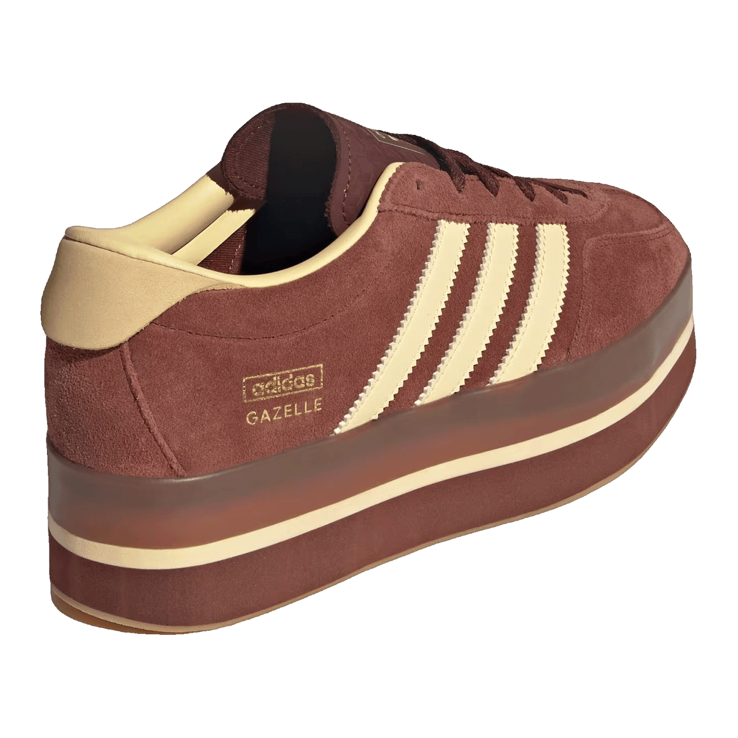 adidas Gazelle Stack Fox Brown Orange Tint (W) Back JS3928