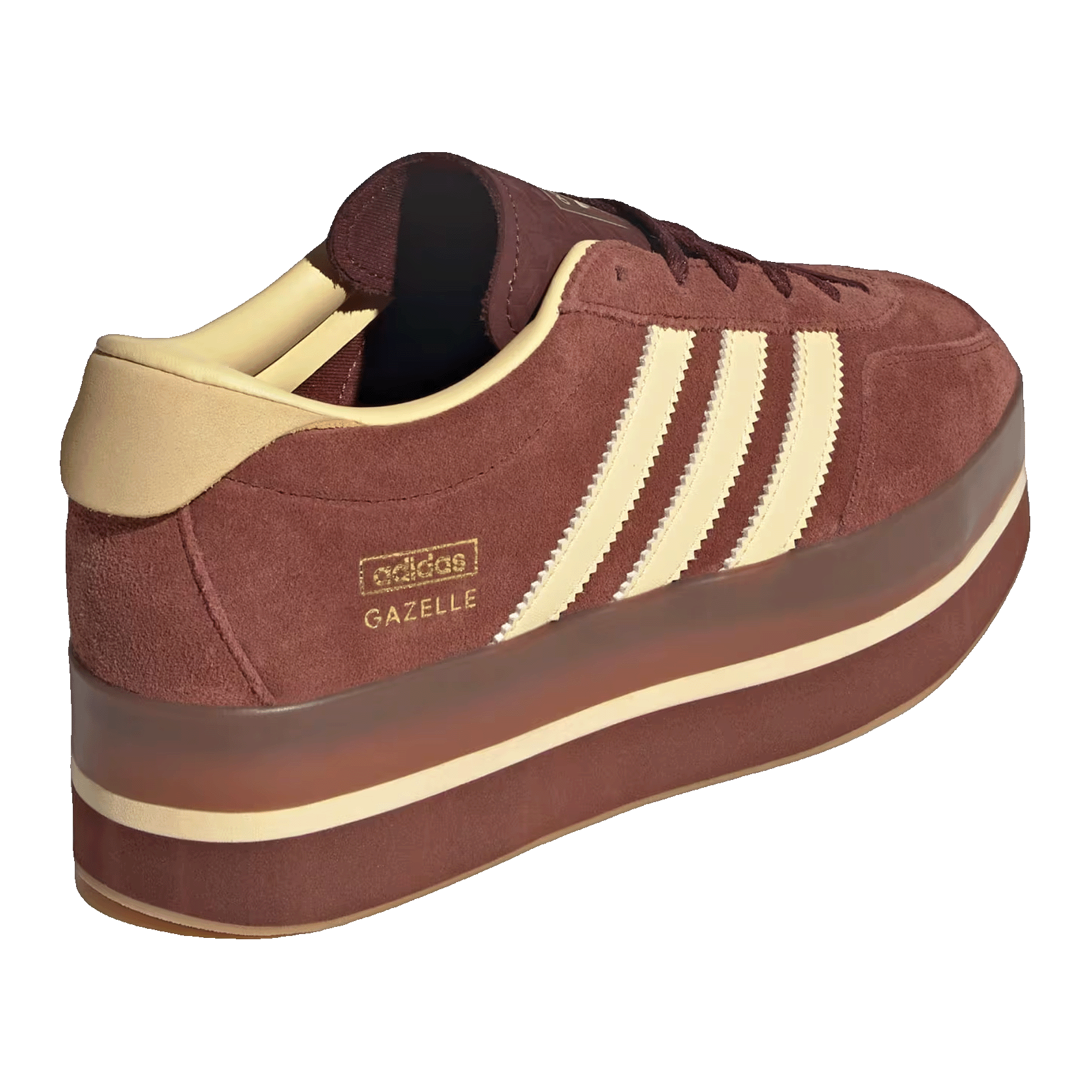 adidas Gazelle Stack Fox Brown Orange Tint (W) Back JS3928