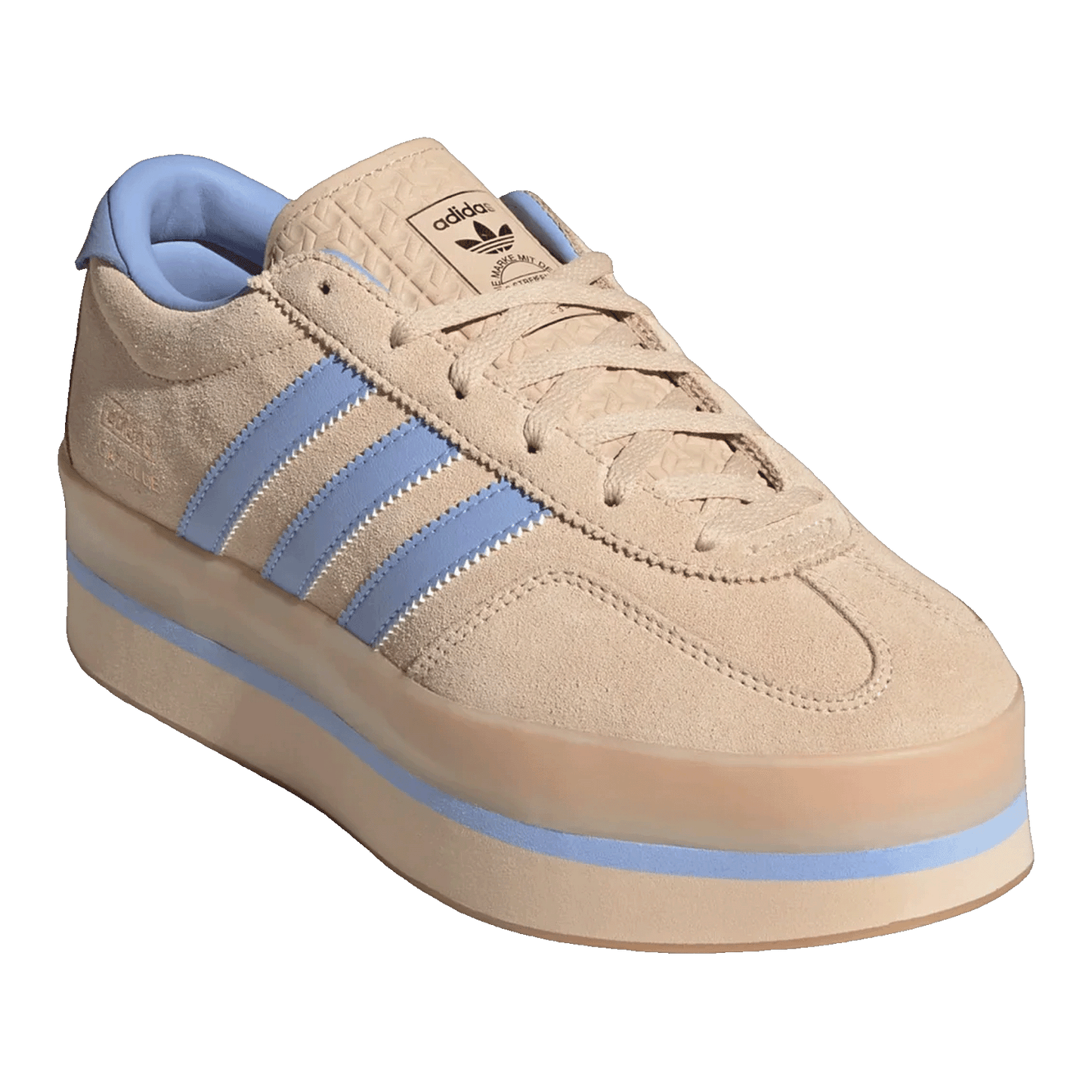 adidas Gazelle Stack Halo Blue Gum (W) Side JS3927