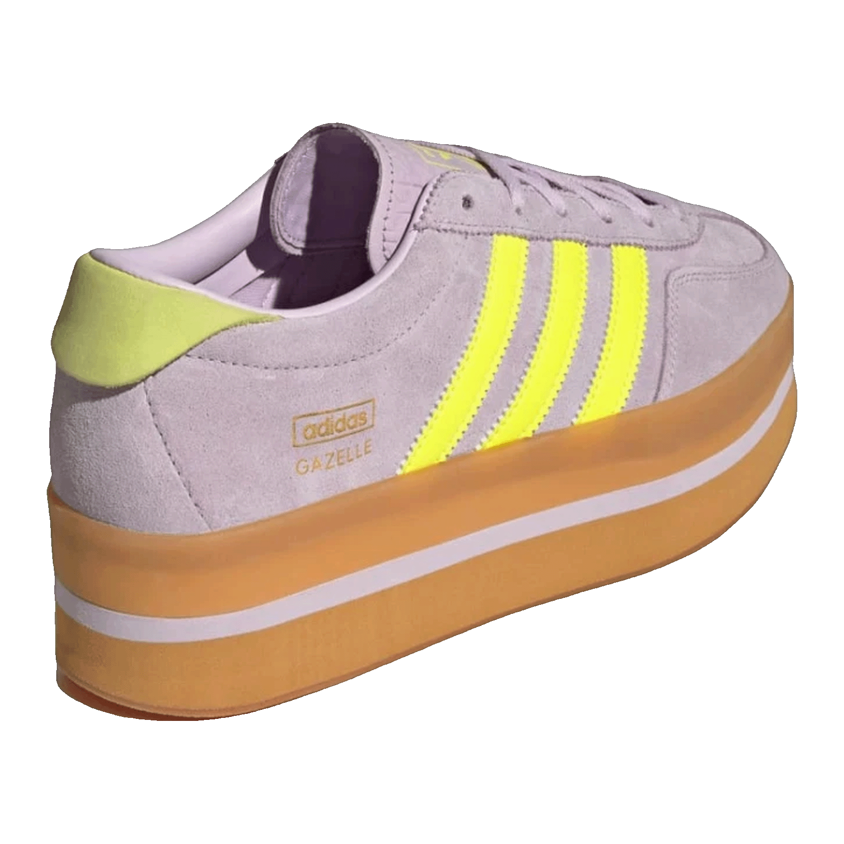 adidas Gazelle Stack Ice Lavender Solar Yellow Gum (W) Back JR8178