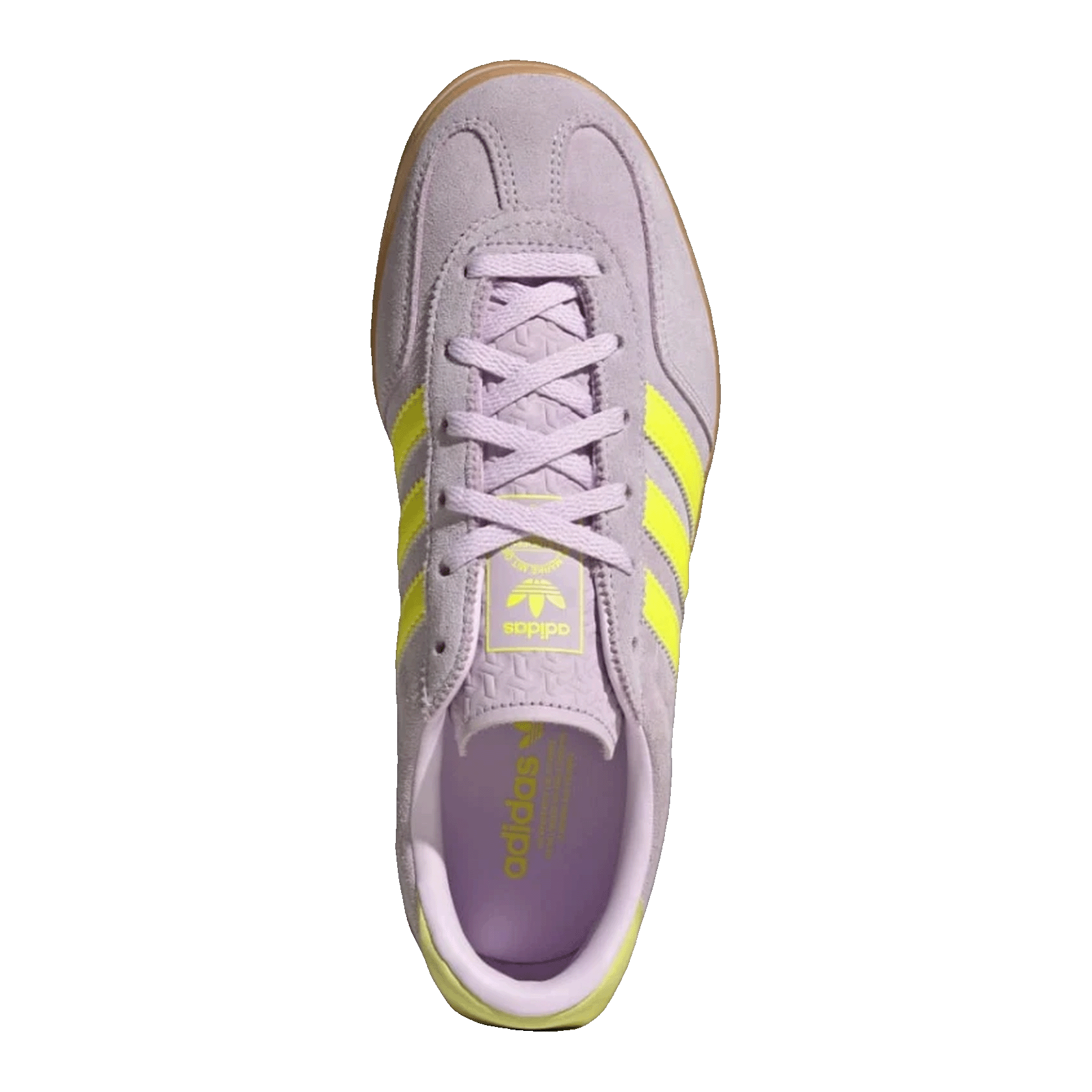 adidas Gazelle Stack Ice Lavender Solar Yellow Gum (W) Oben JR8178