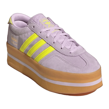 adidas Gazelle Stack Ice Lavender Solar Yellow Gum (W) Side JR8178