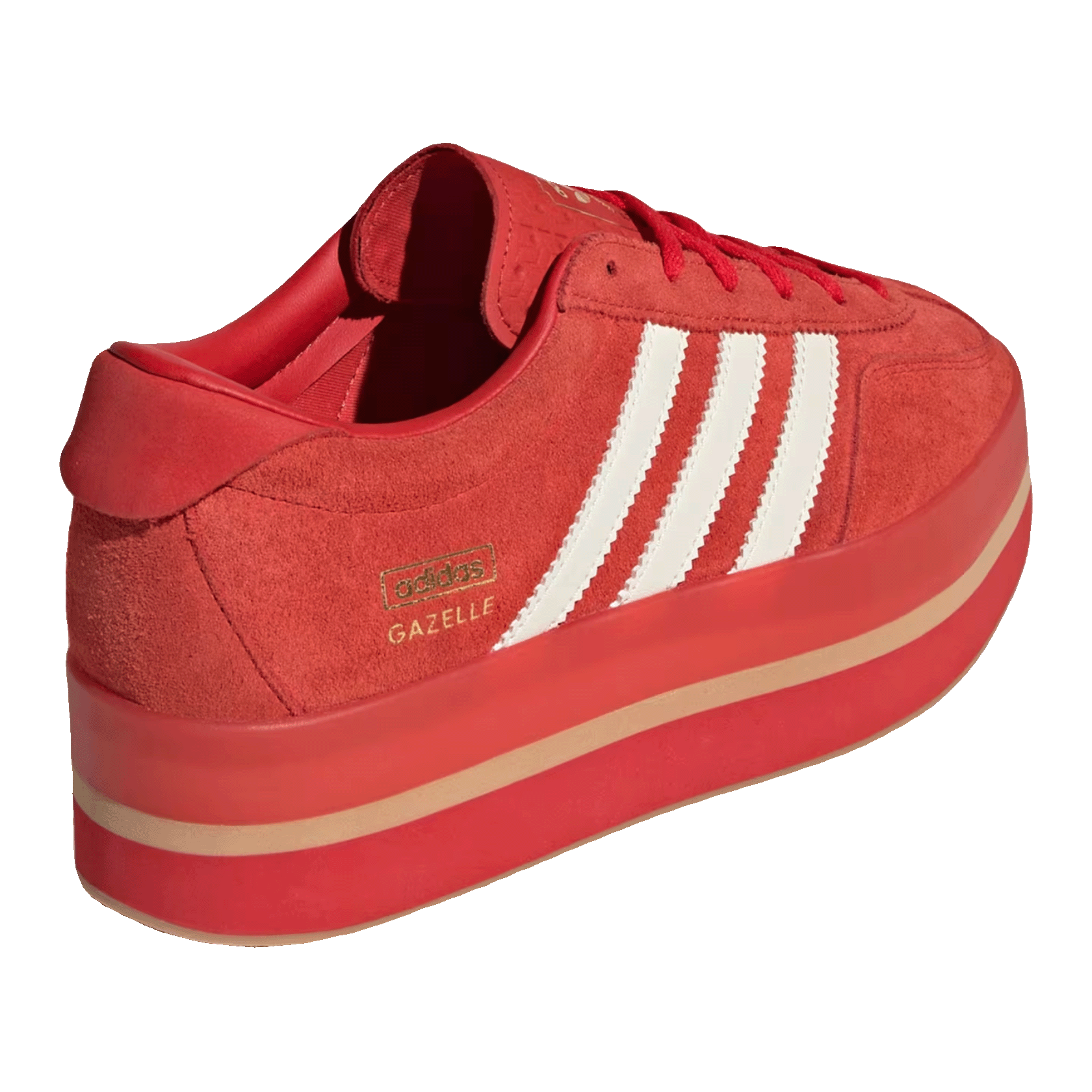 adidas Gazelle Stack Red Cream White (W) Back