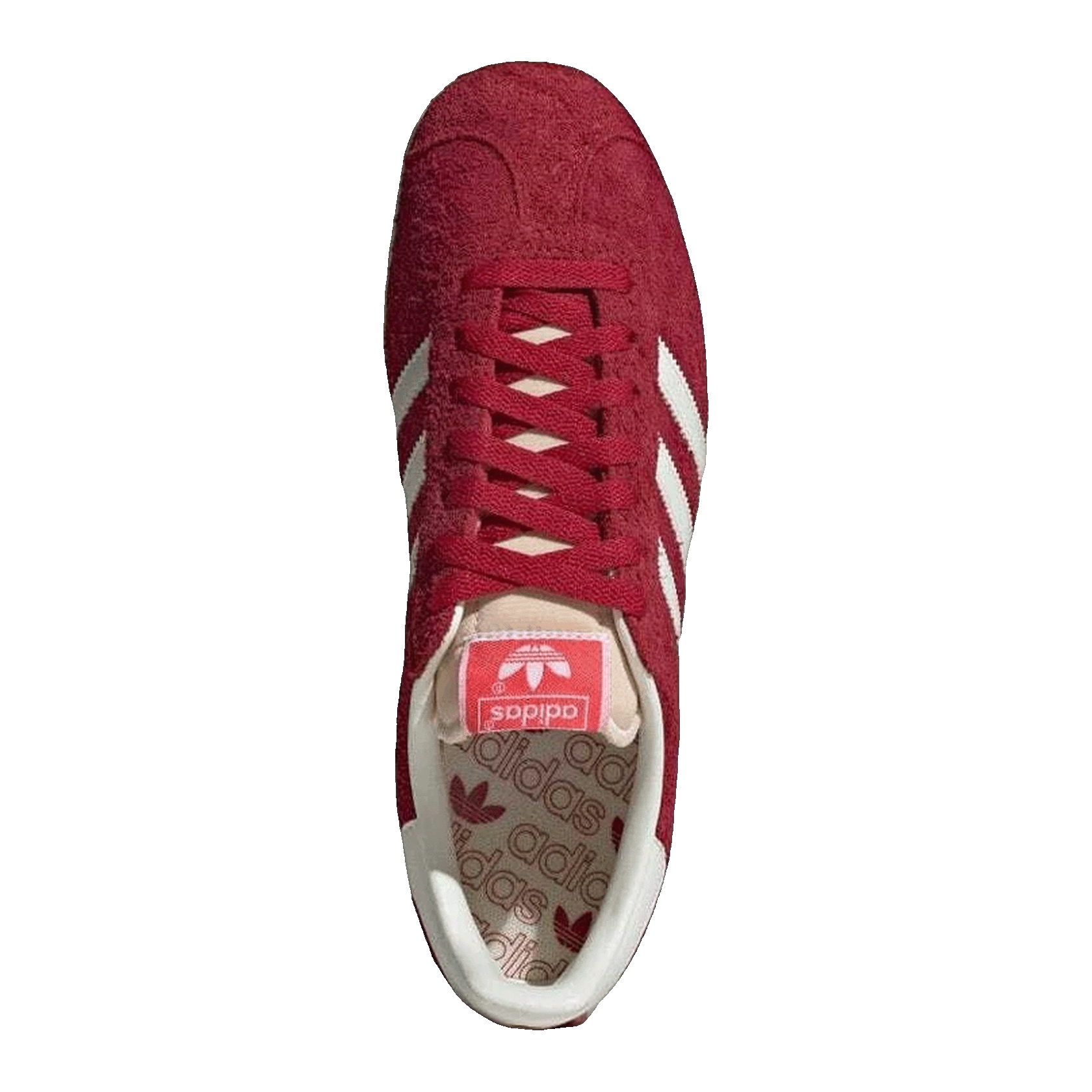 adidas Gazelle Team Victory Red Off White Cream White Oben IF9652
