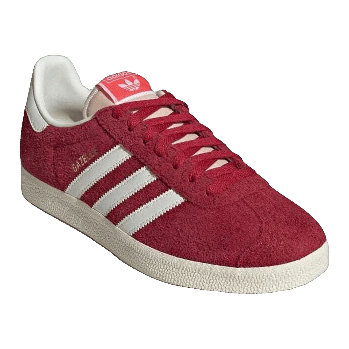 adidas Gazelle Team Victory Red Off White Cream White Side IF9652