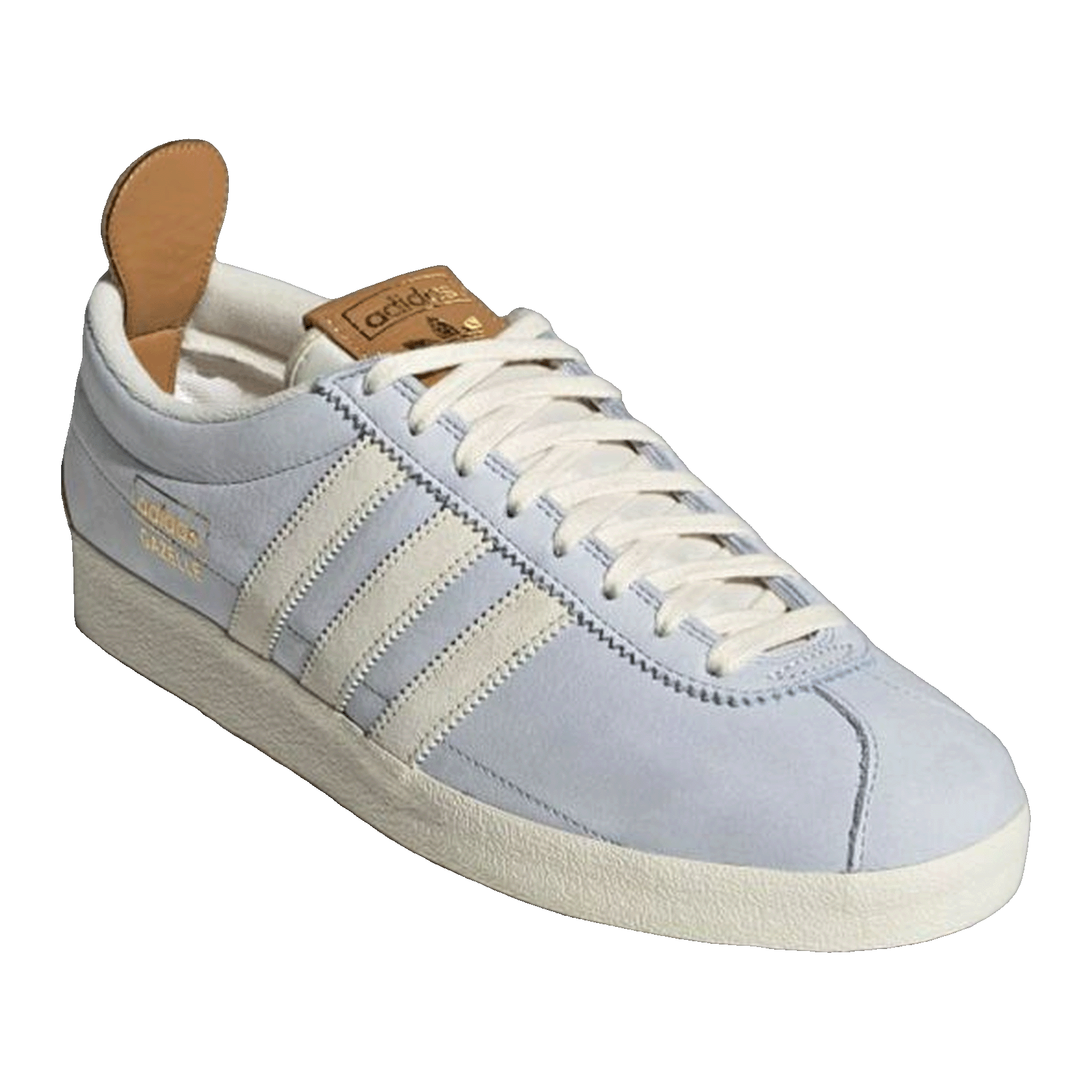 adidas Gazelle Vintage Halo Blue Mesa Side H02230