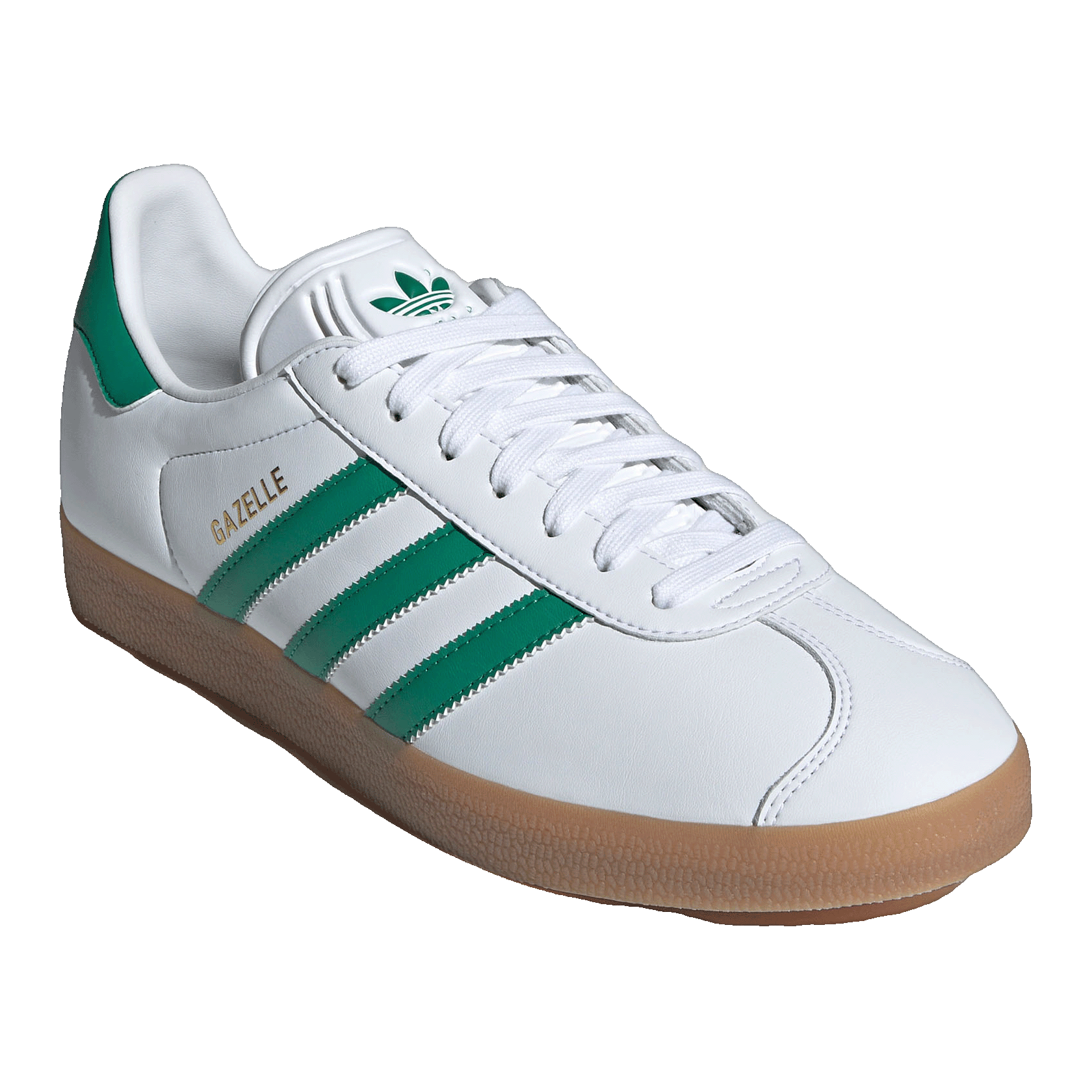 adidas Gazelle White Bold Green Gum Side IH2216