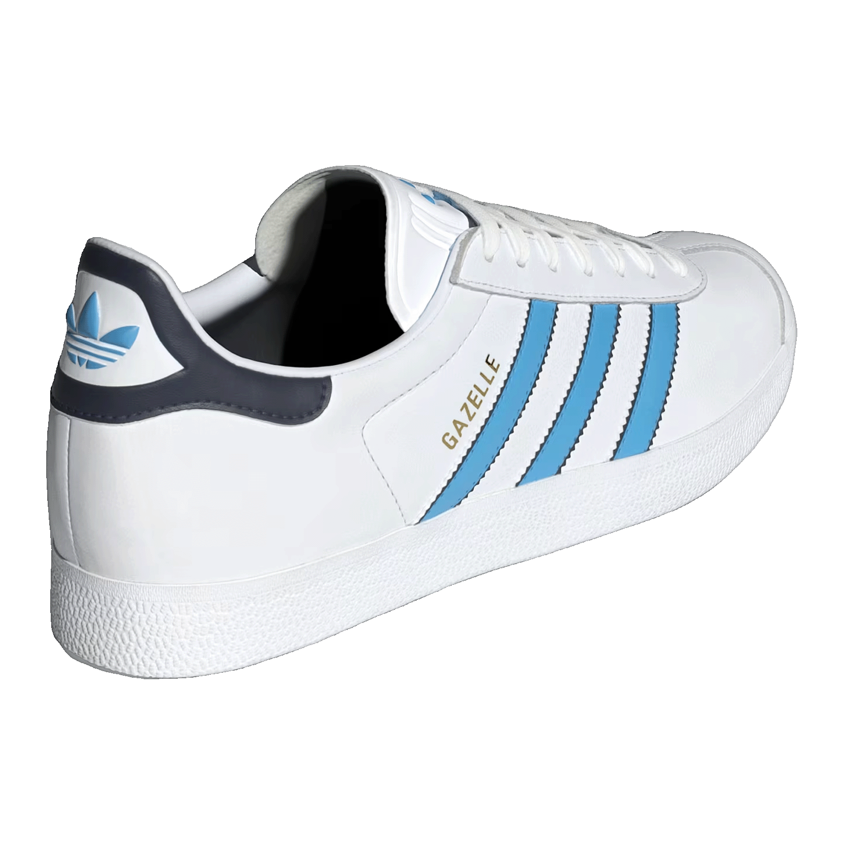 adidas Gazelle White Semi Blue Burst Back IG6210