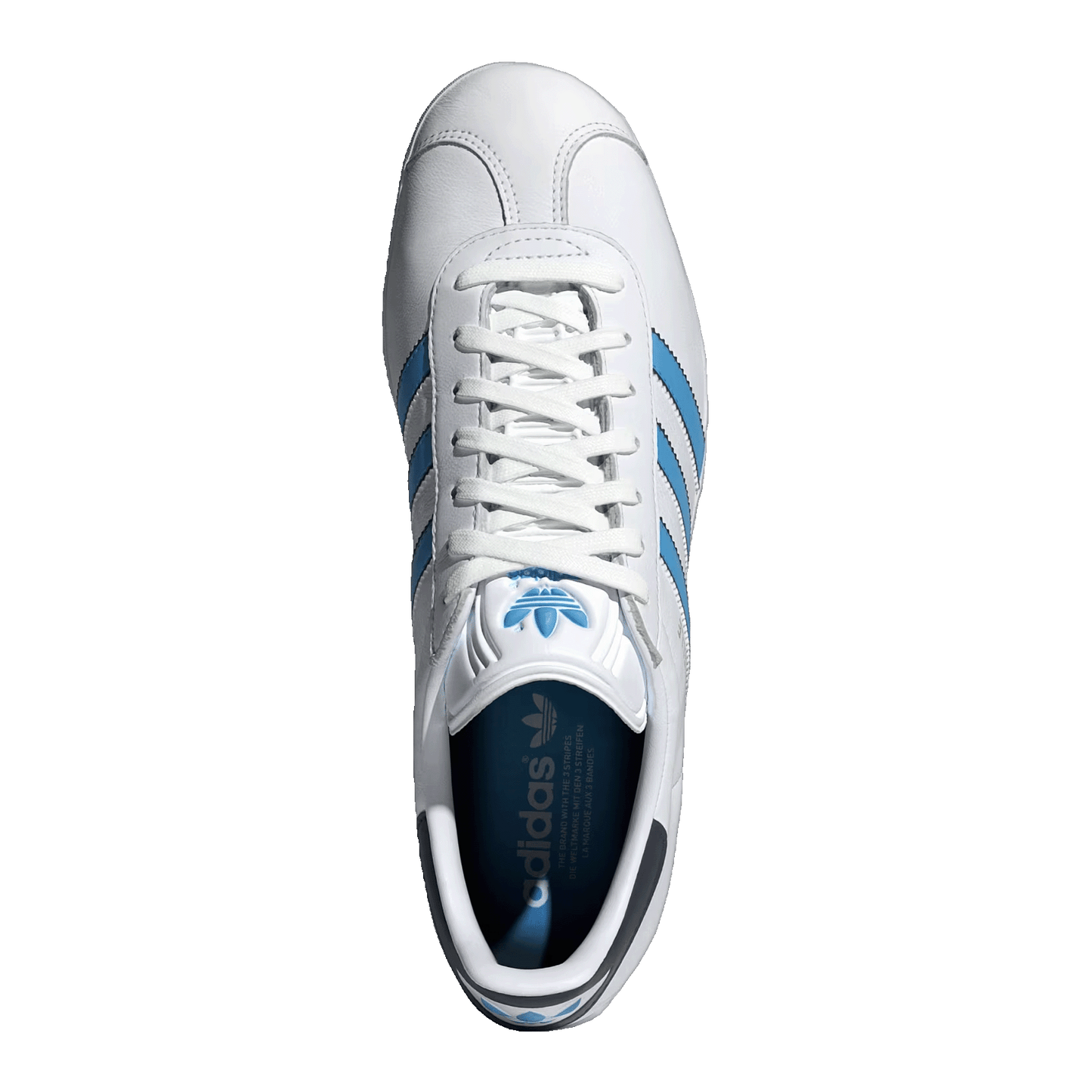 adidas Gazelle White Semi Blue Burst Oben IG6210