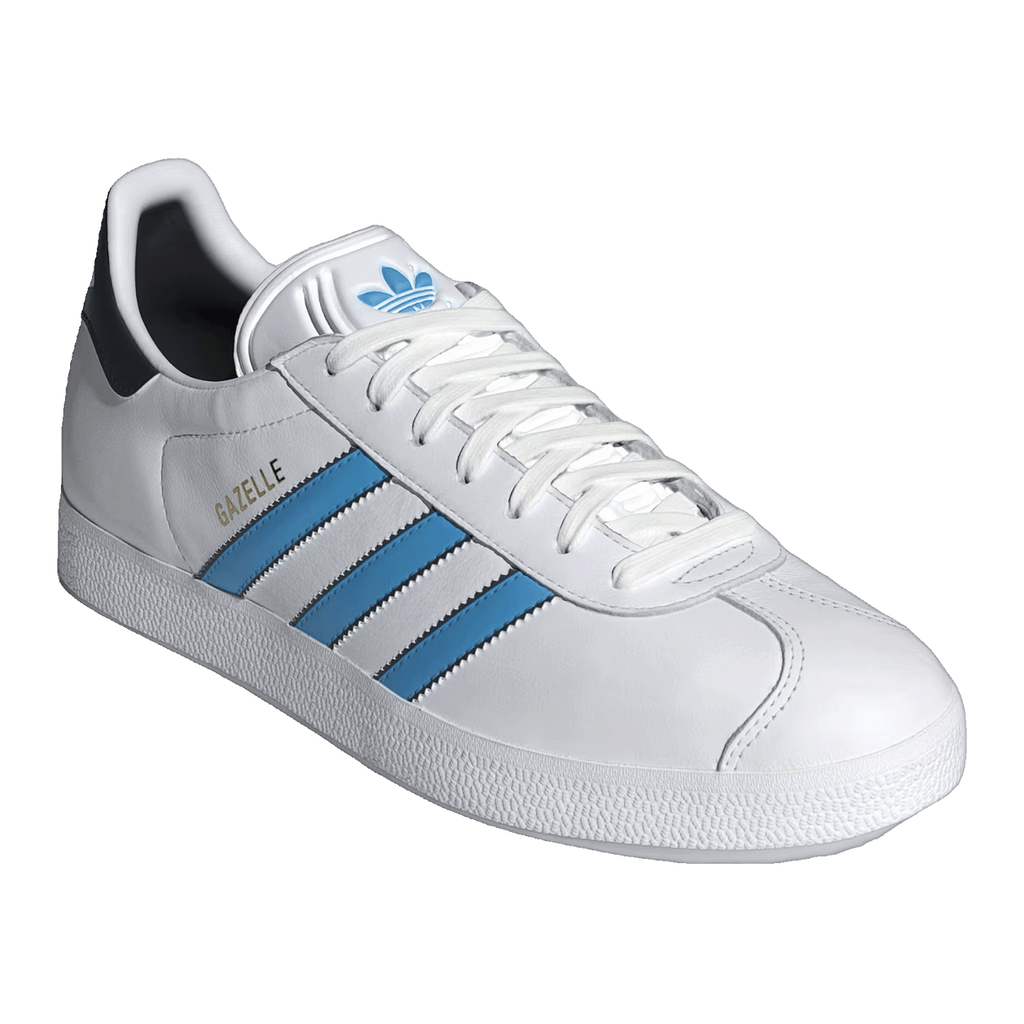 adidas Gazelle White Semi Blue Burst Side IG6210