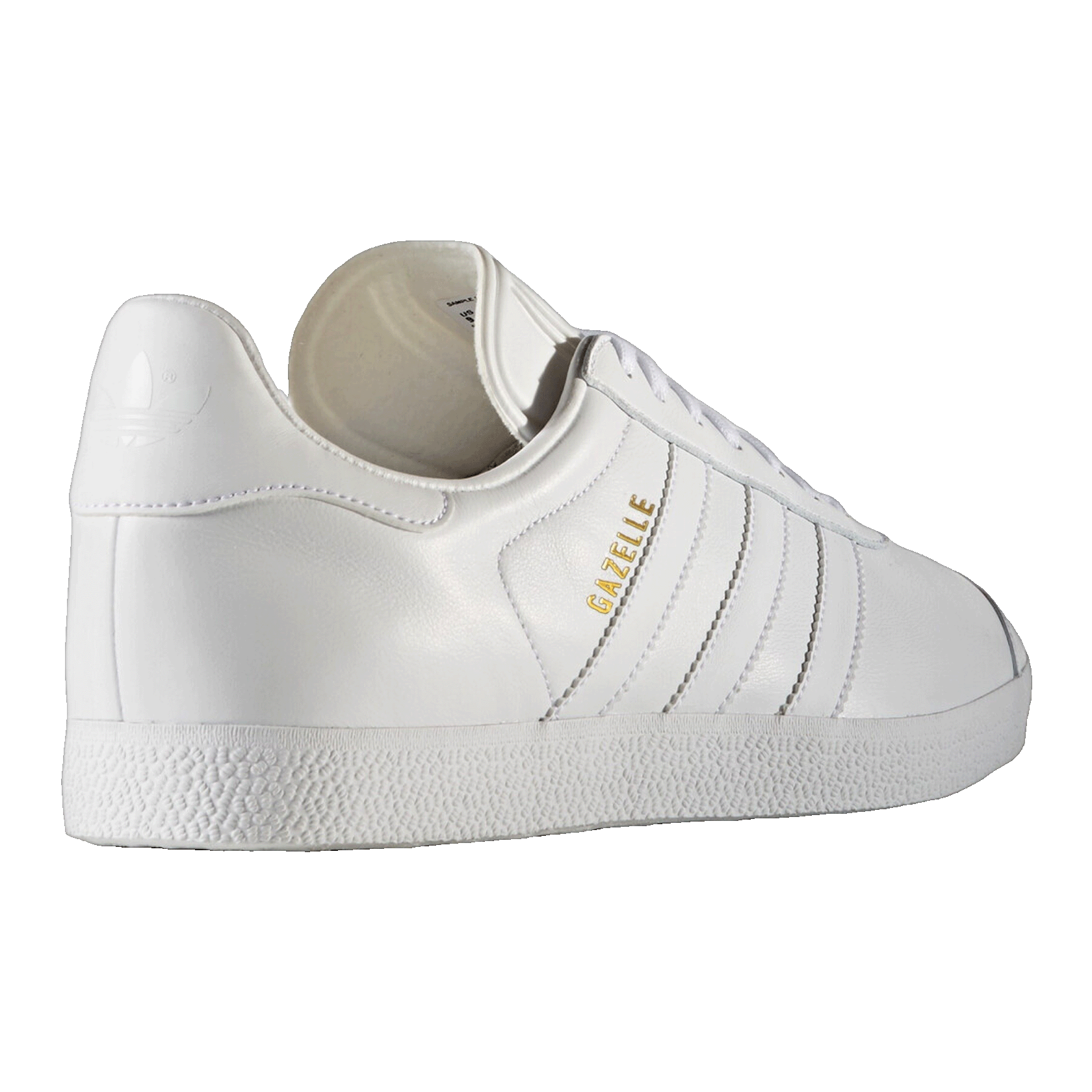 adidas Gazelle White/White-Gold Metallic Back BB5498