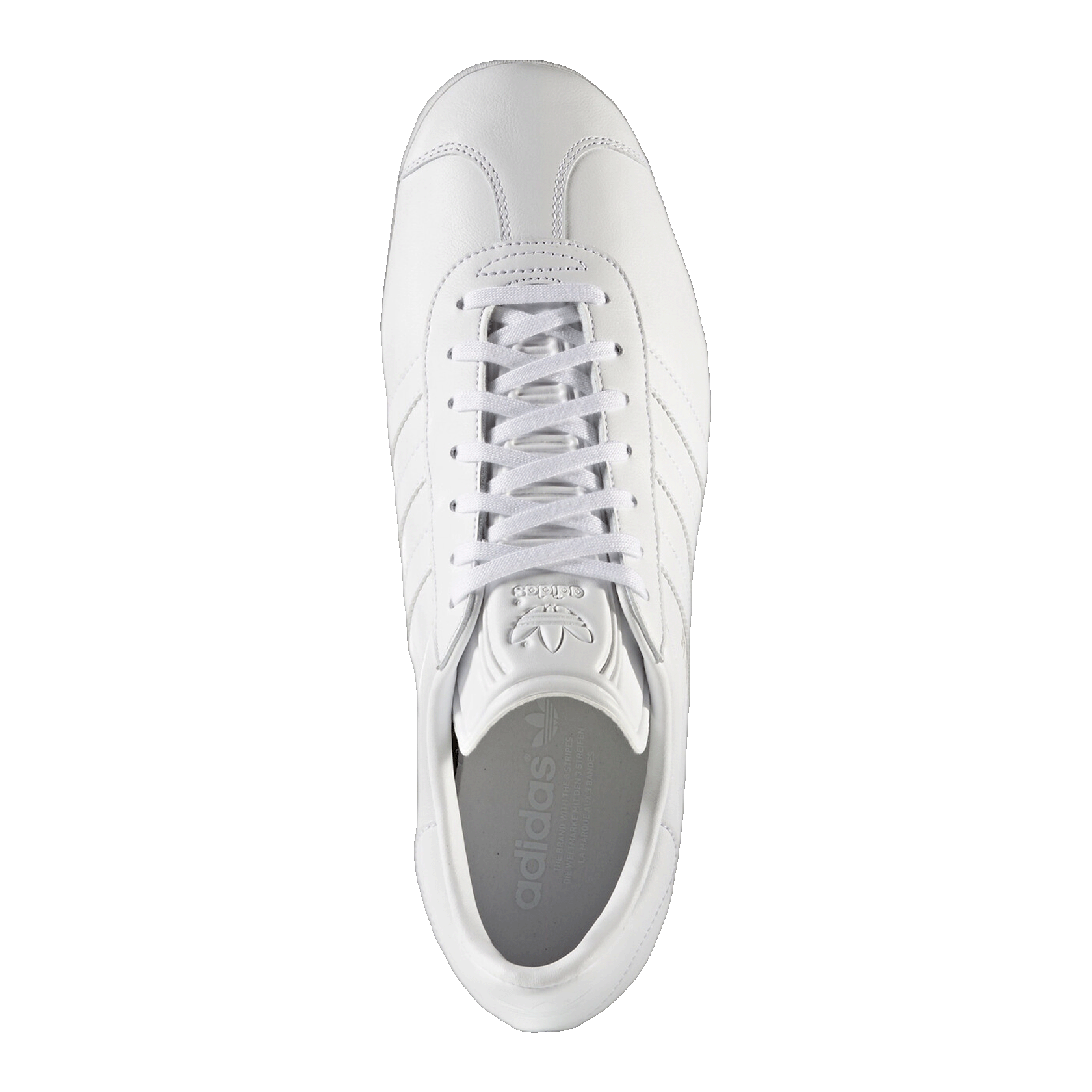 adidas Gazelle White/White-Gold Metallic Oben BB5498