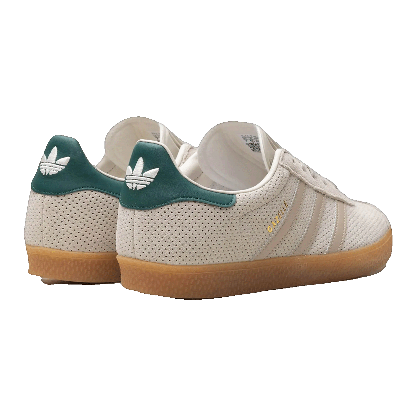 adidas Gazelle Wonder Beige Green (GS) Back IF7156
