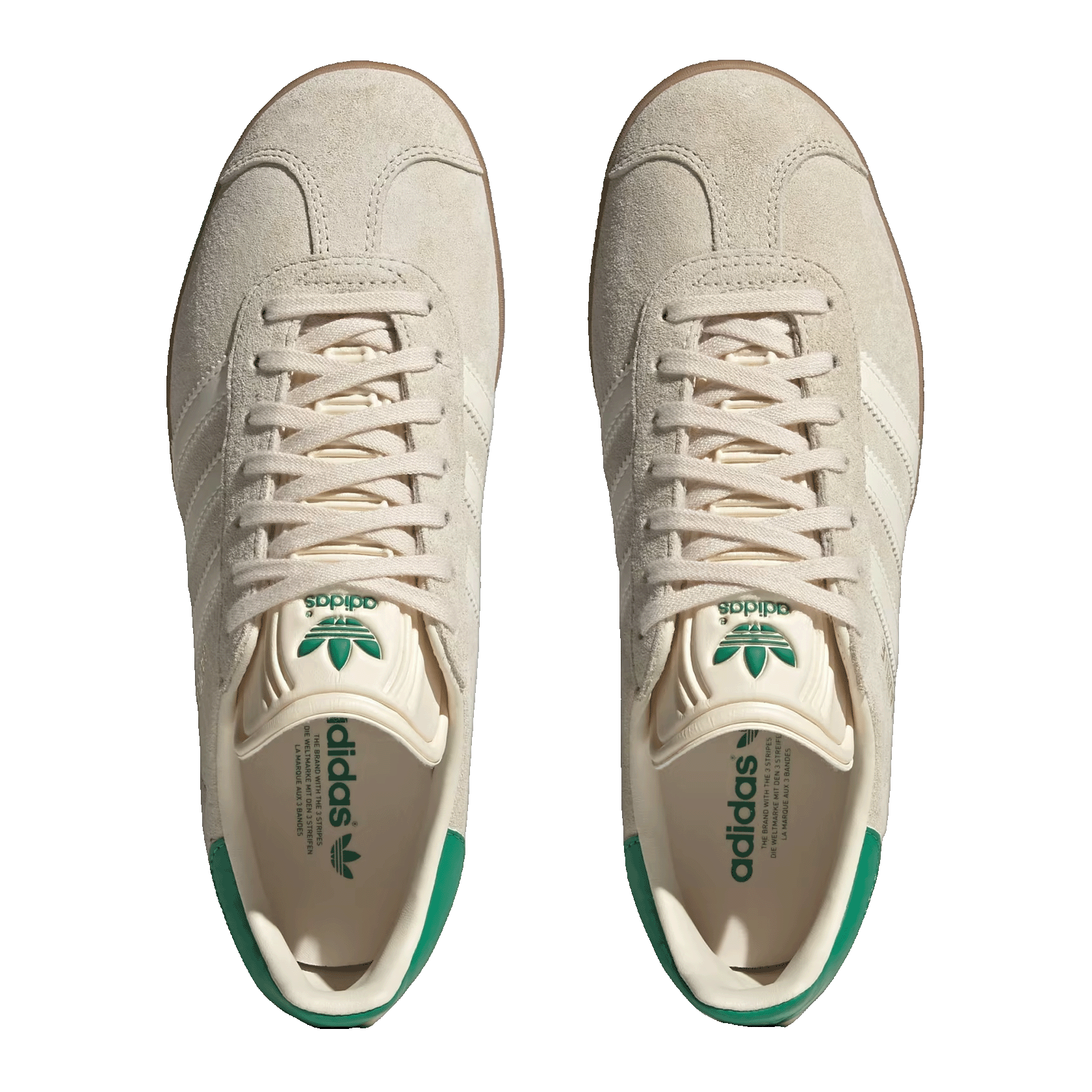 adidas Gazelle Wonder White Green Gum (W) Oben IF3235