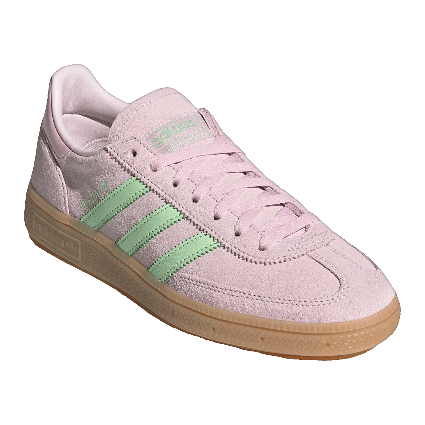 adidas Handball Spezial Almost Pink Green Spark (W) Side JR3640