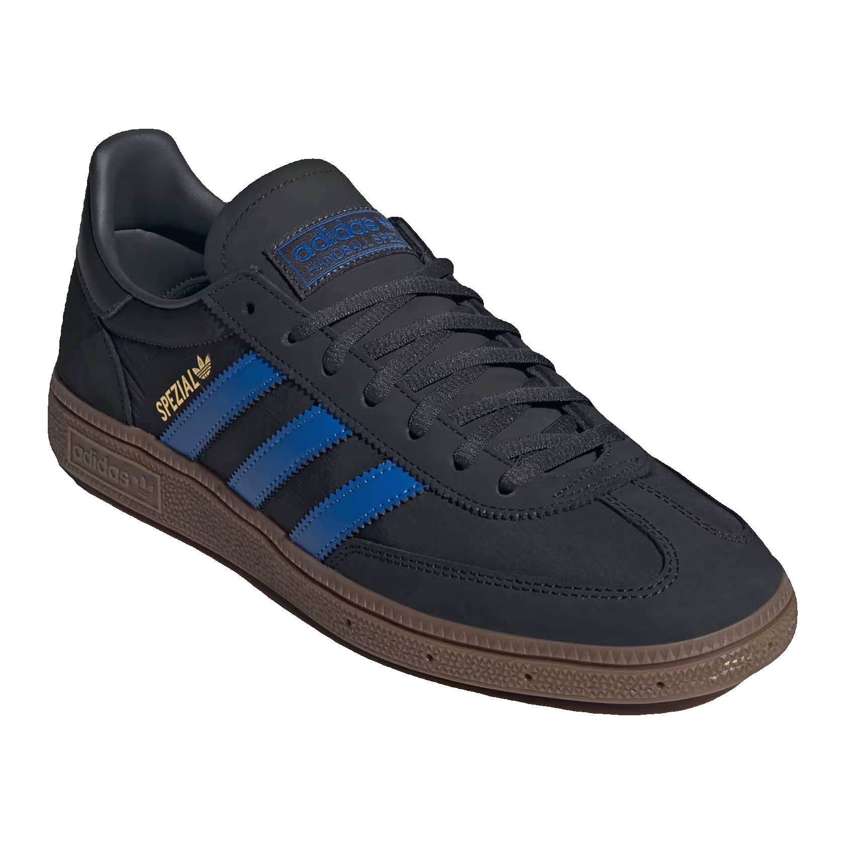 adidas Handball Spezial Black Blue Carbon Side JR3665