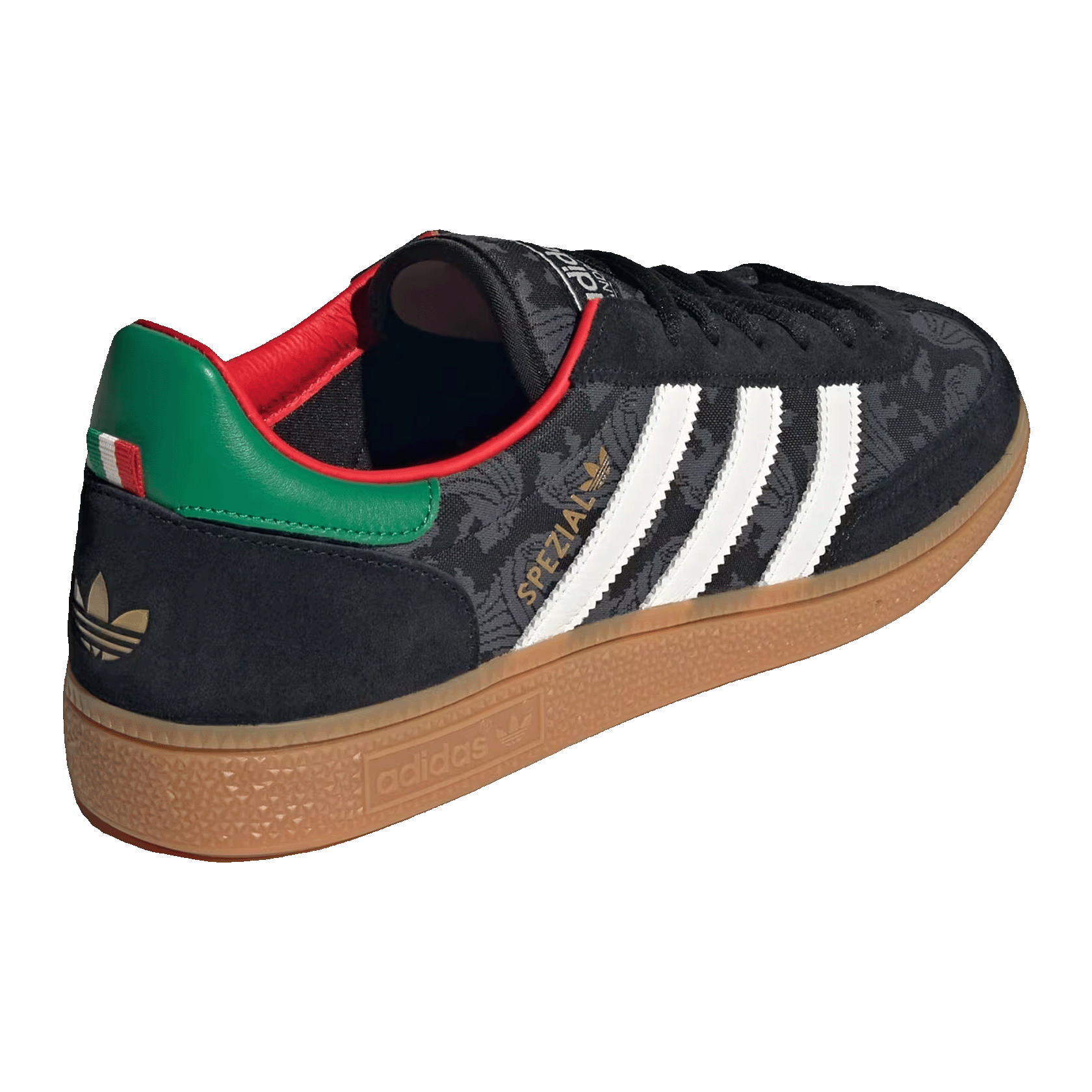 adidas Handball Spezial Black Core White Green Back HQ7261