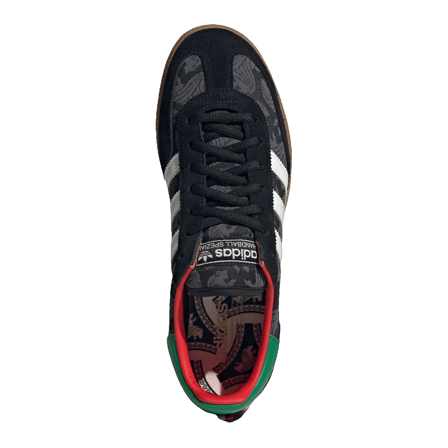 adidas Handball Spezial Black Core White Green Oben HQ7261