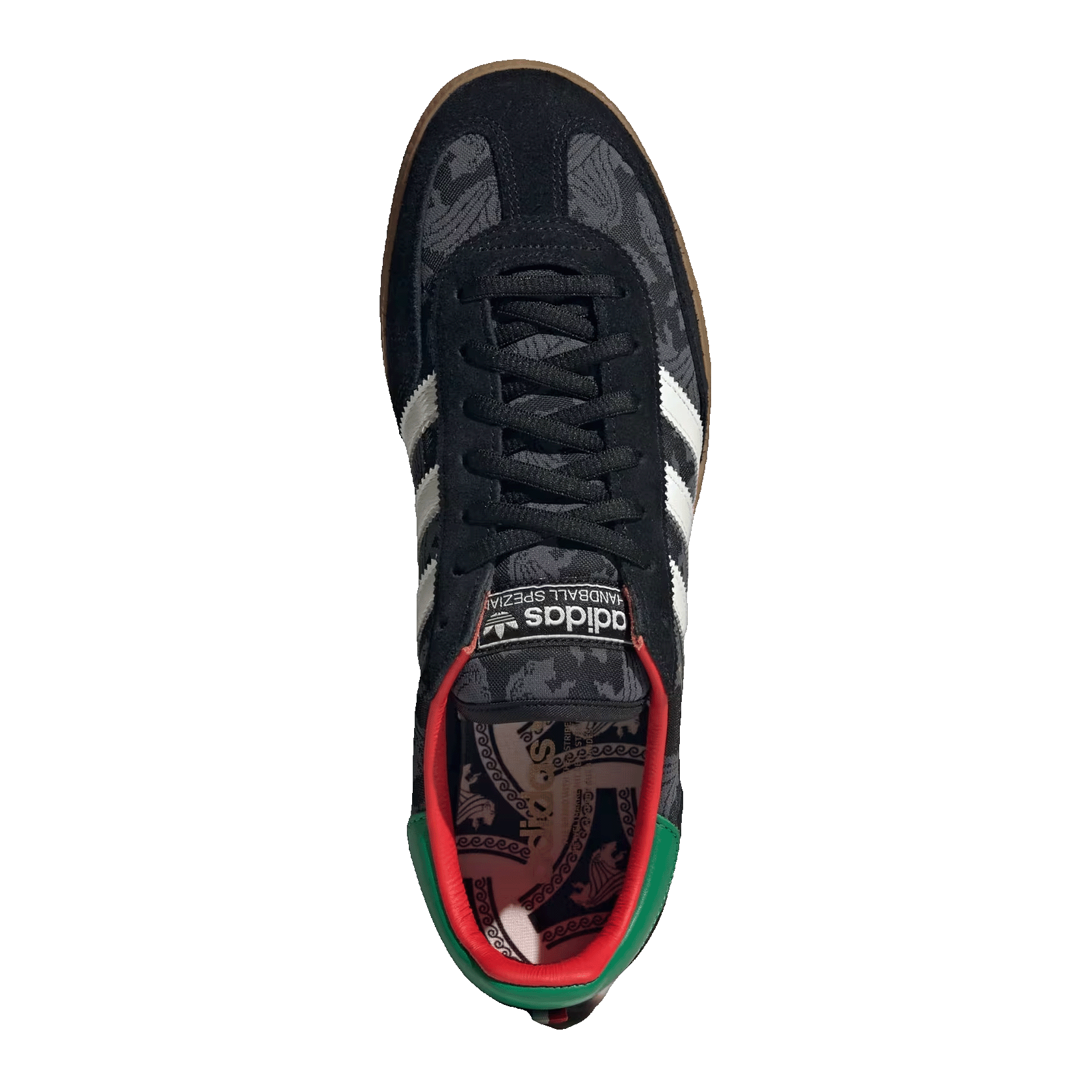 adidas Handball Spezial Black Core White Green Oben HQ7261