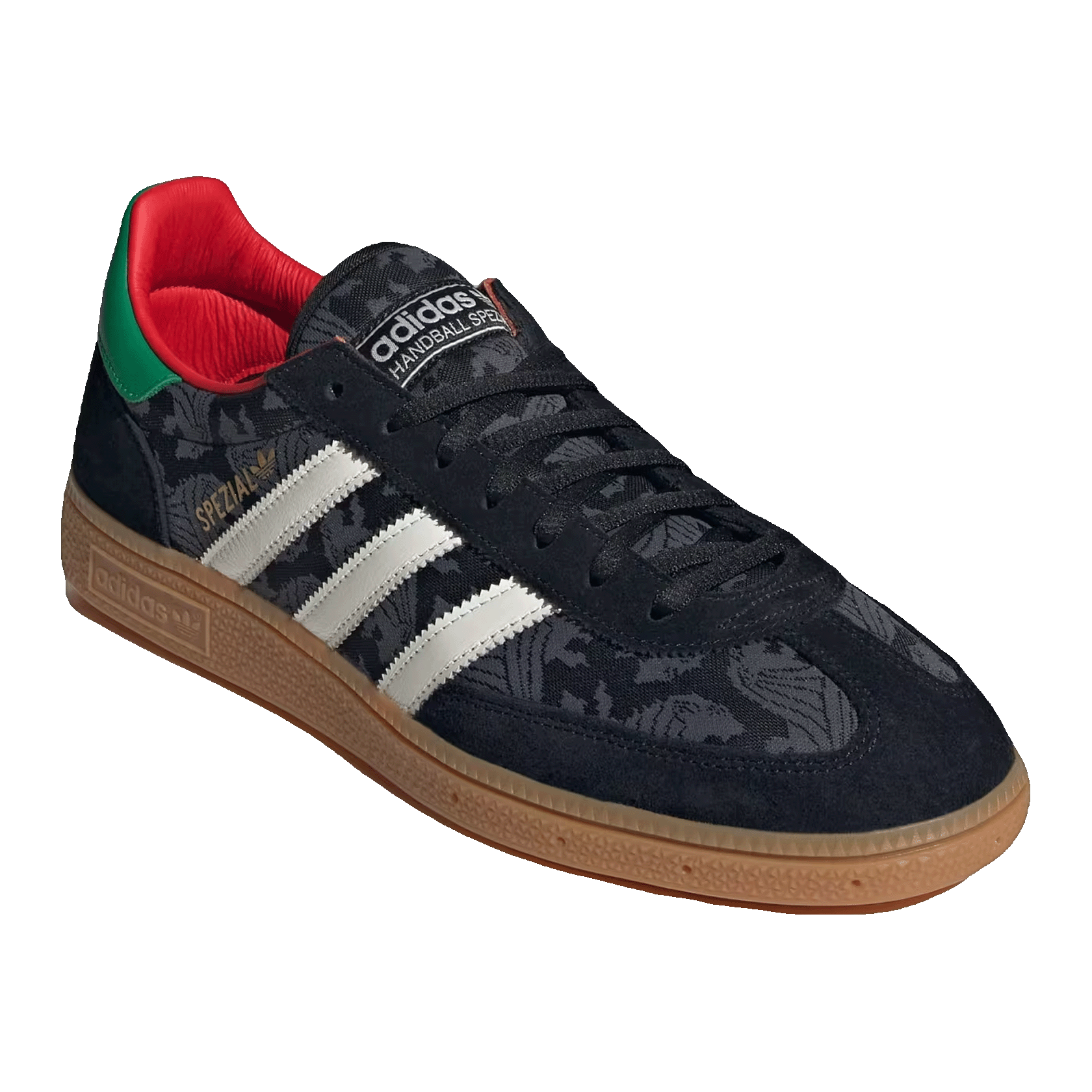 adidas Handball Spezial Black Core White Green Side HQ7261