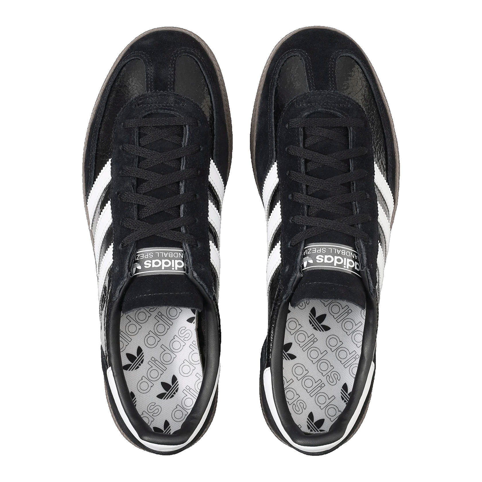 adidas Handball Spezial Black White Cracked Oben JR6512