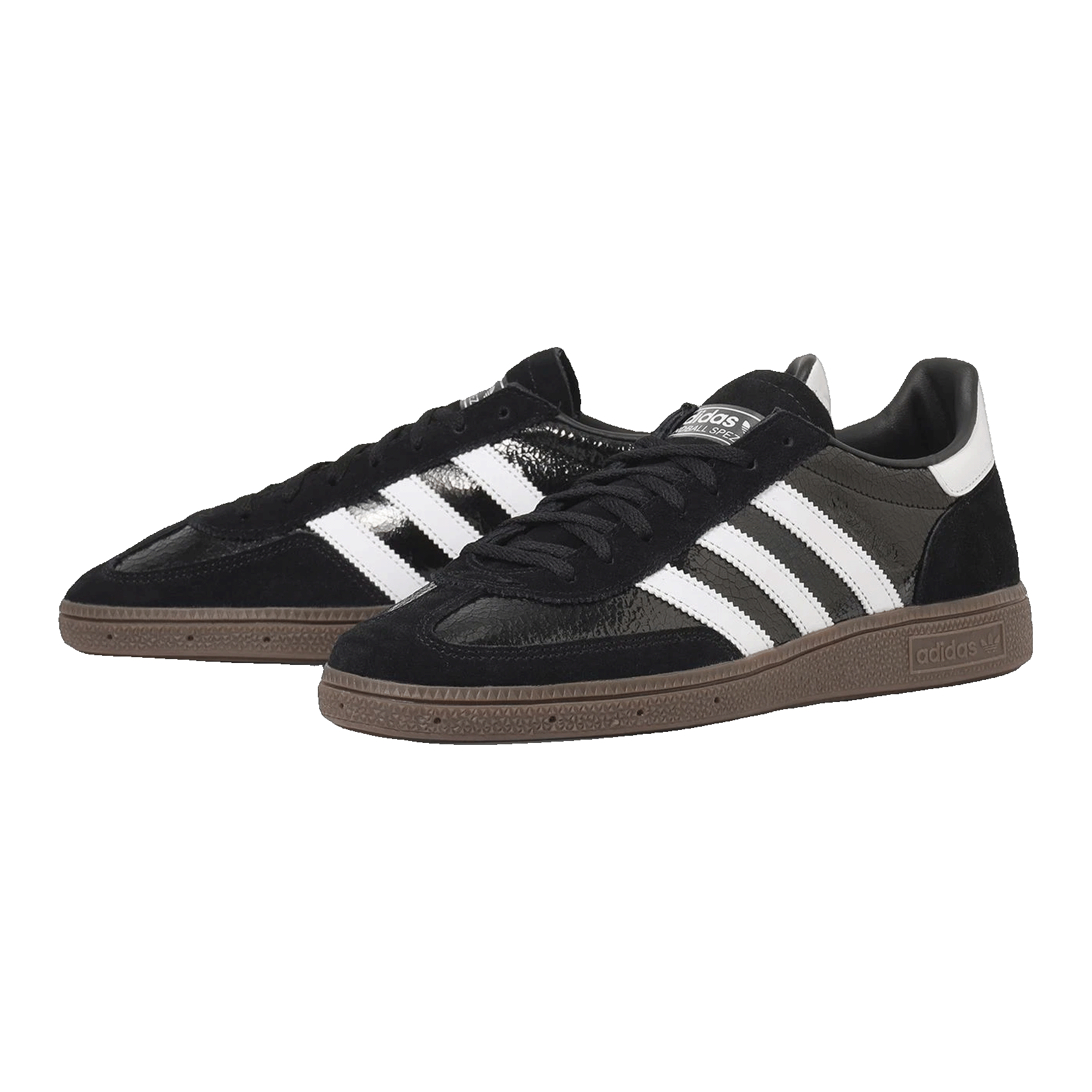 adidas Handball Spezial Black White Cracked Side JR6512