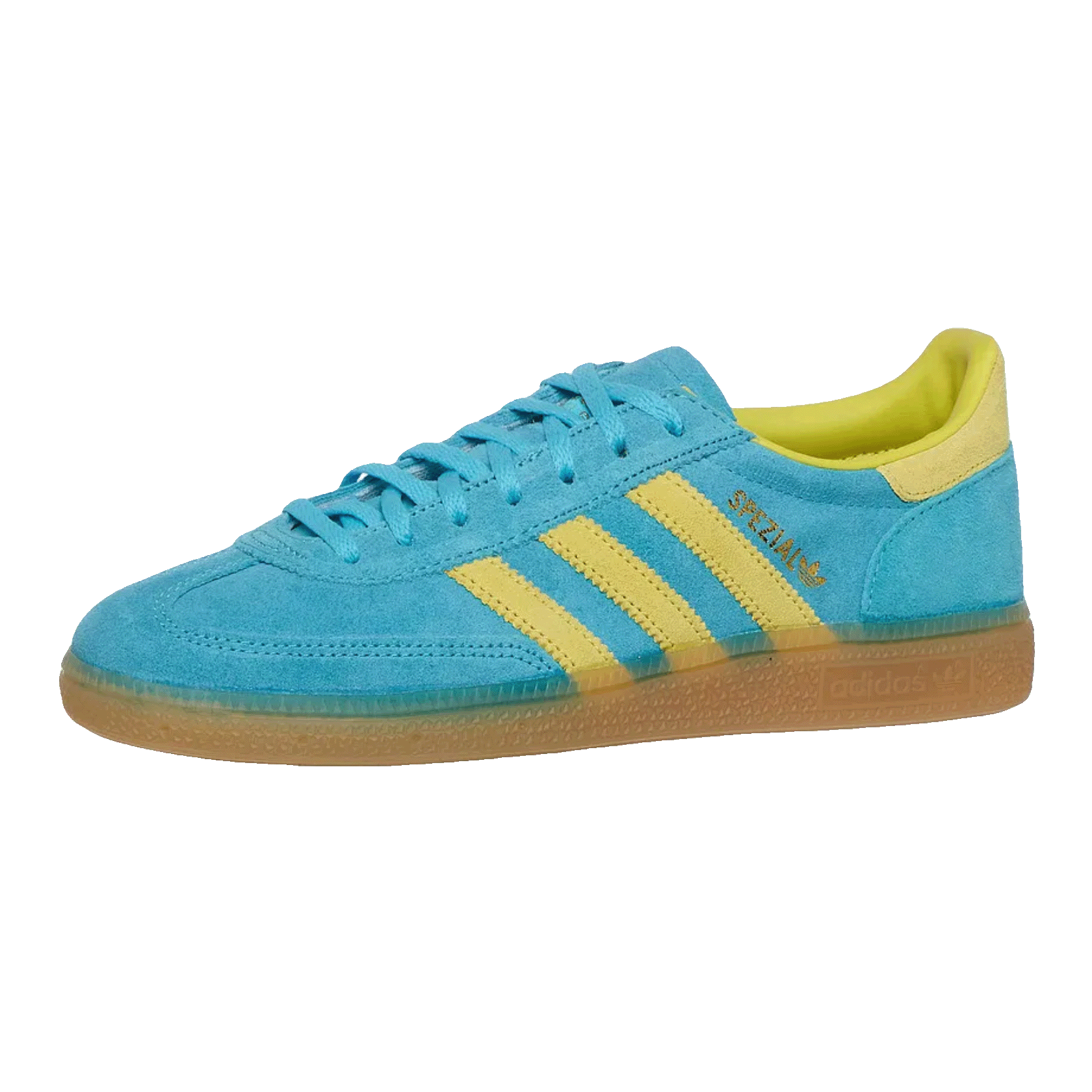 adidas Handball Spezial Blue Glow Bright Yellow (W) Side