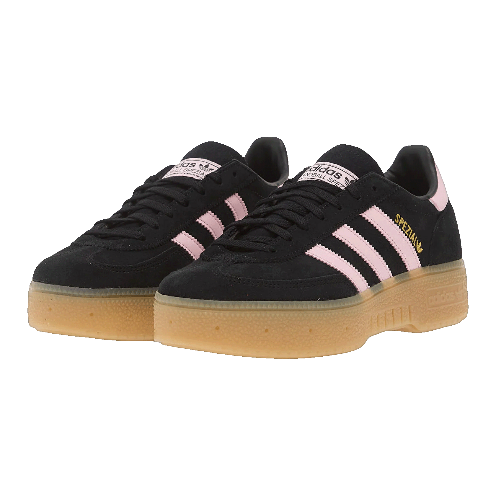 adidas Handball Spezial Bold Black Clear Pink Gum (W) Side IH9197