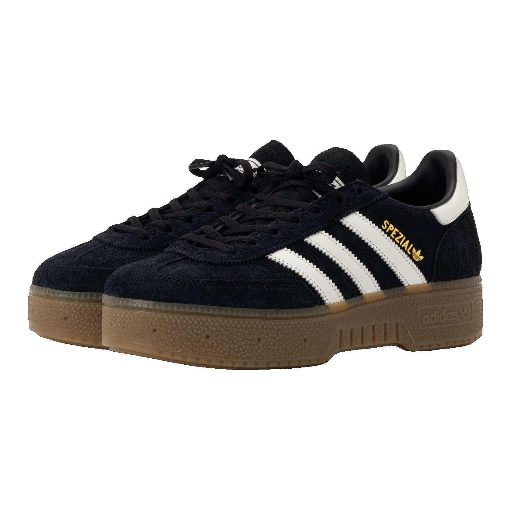 adidas Handball Spezial Bold Black White Gum (W) Side JR7438