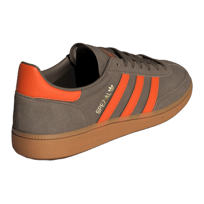 adidas Handball Spezial Cargo Brown Orange Gold Metallic Back JR3846