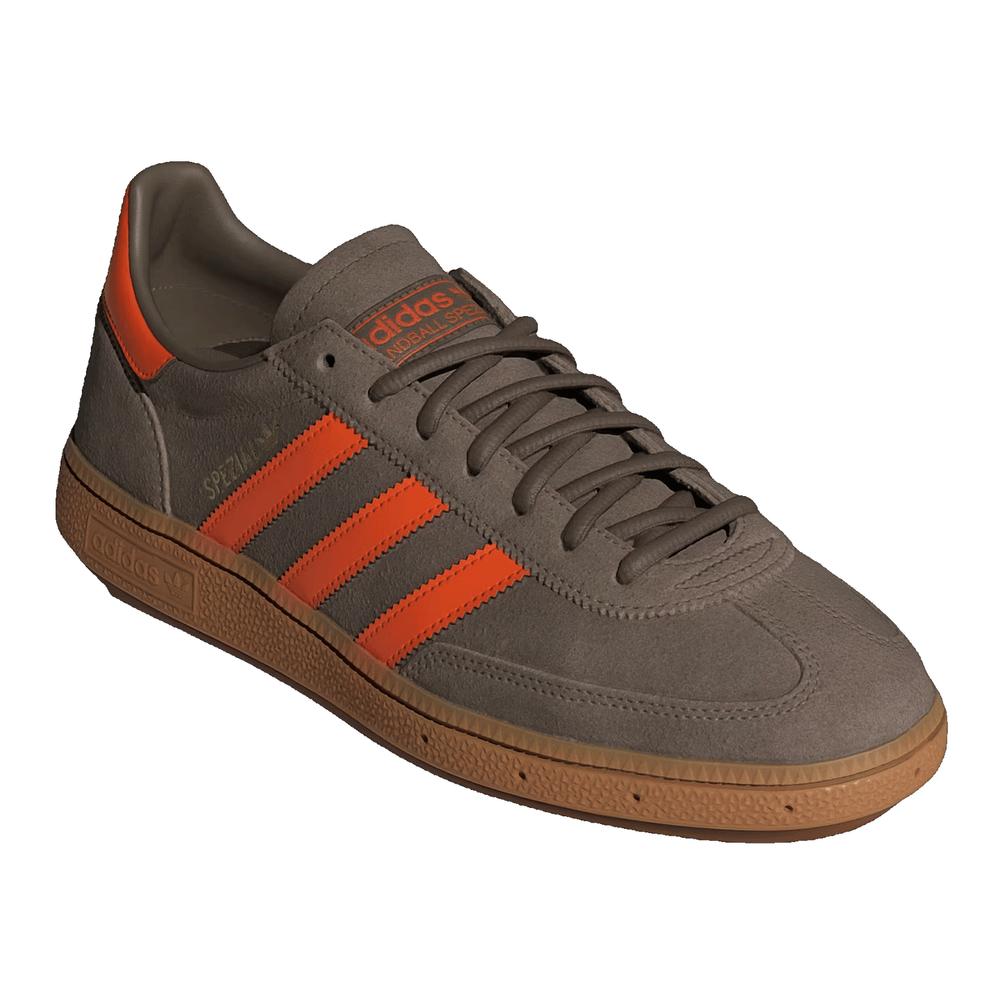 adidas Handball Spezial Cargo Brown Orange Gold Metallic Side JR3846