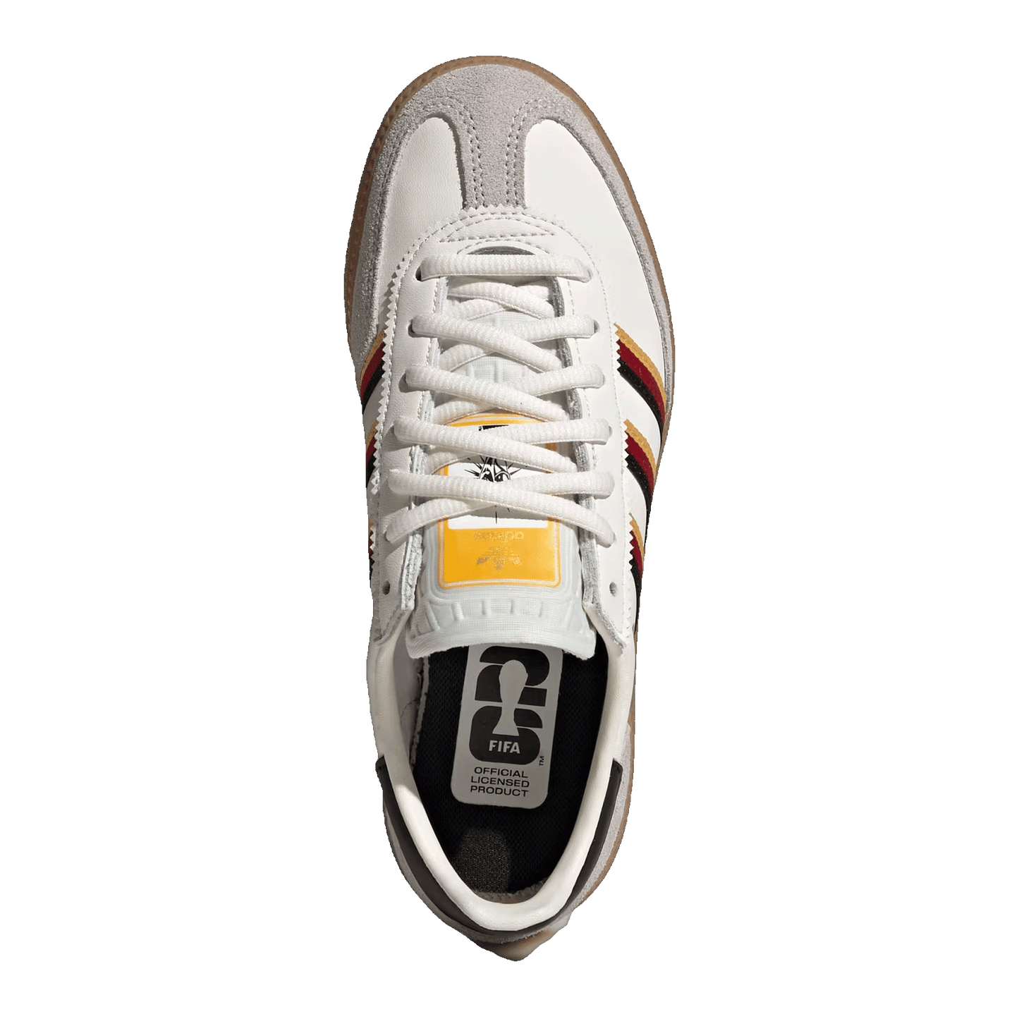 adidas Handball Spezial Cloud White Crew Yellow (GS) Oben HP3711