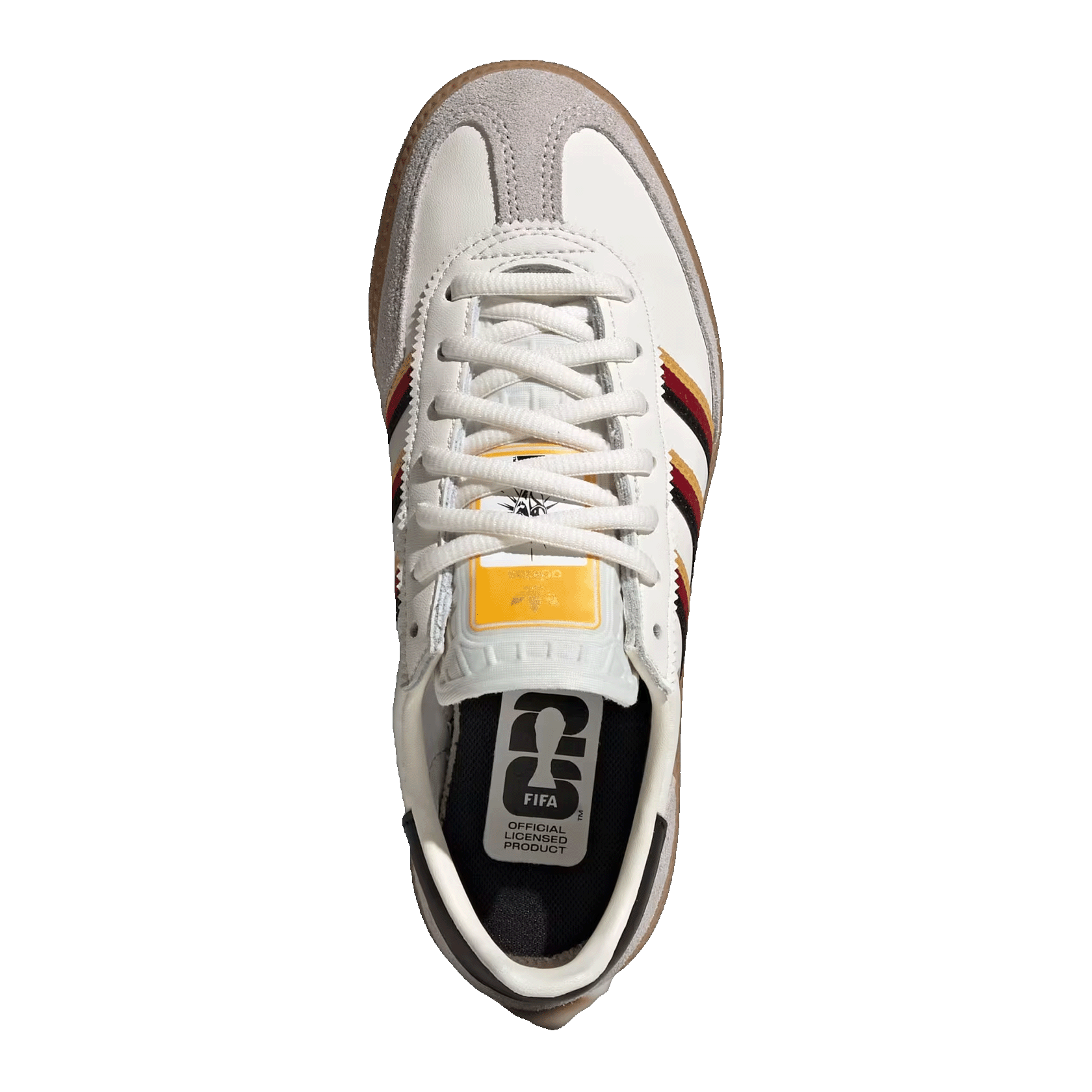 adidas Handball Spezial Cloud White Crew Yellow (GS) Oben HP3711