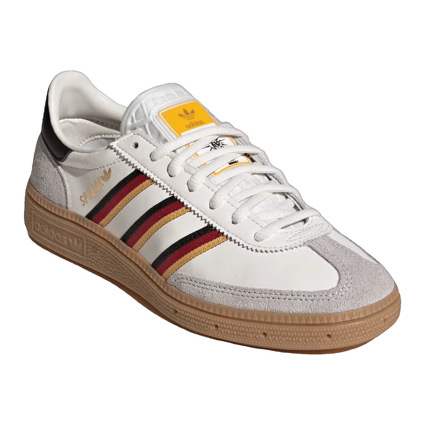 adidas Handball Spezial Cloud White Crew Yellow (GS) Side HP3711