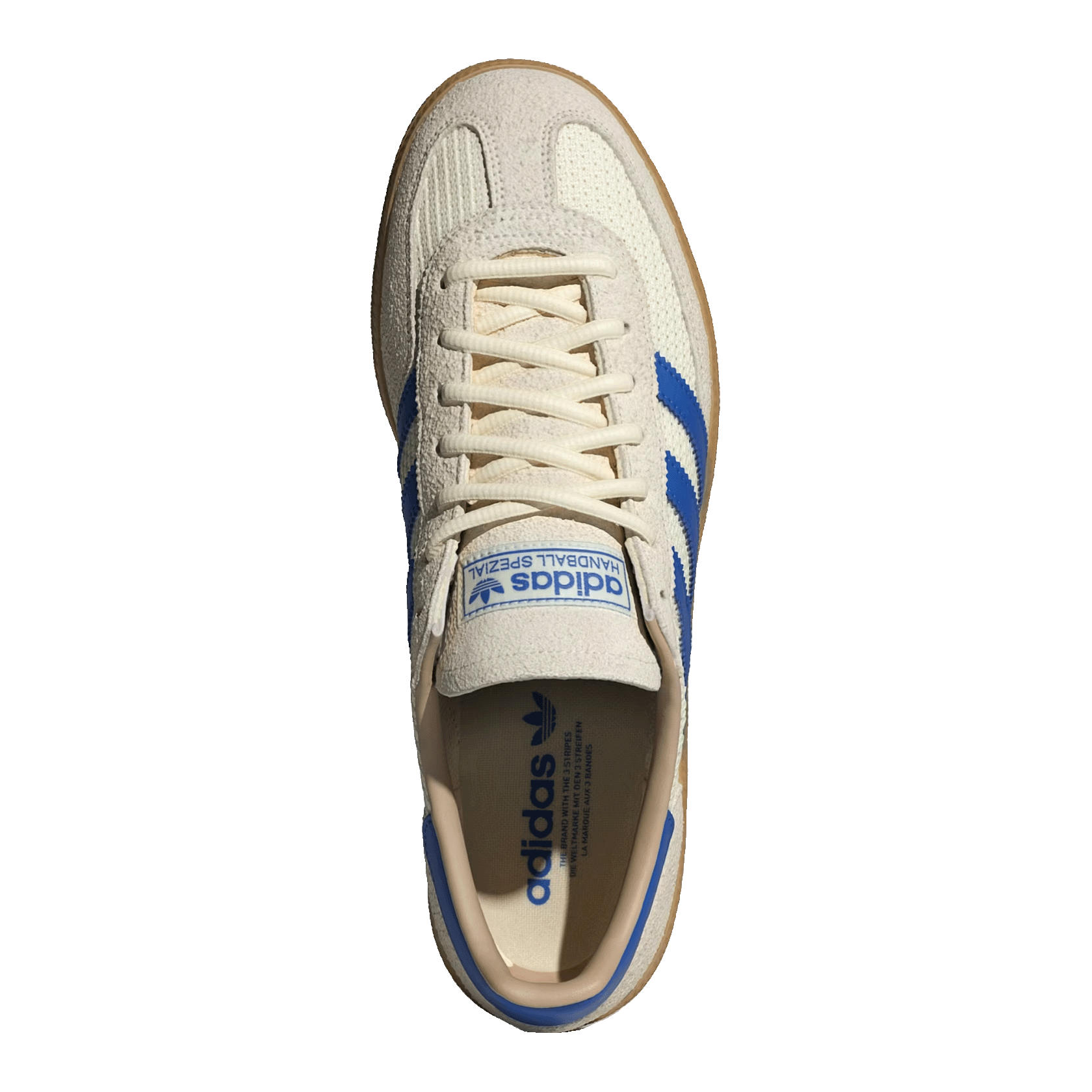 adidas Handball Spezial Cream White Blue Warm Sandstone Oben