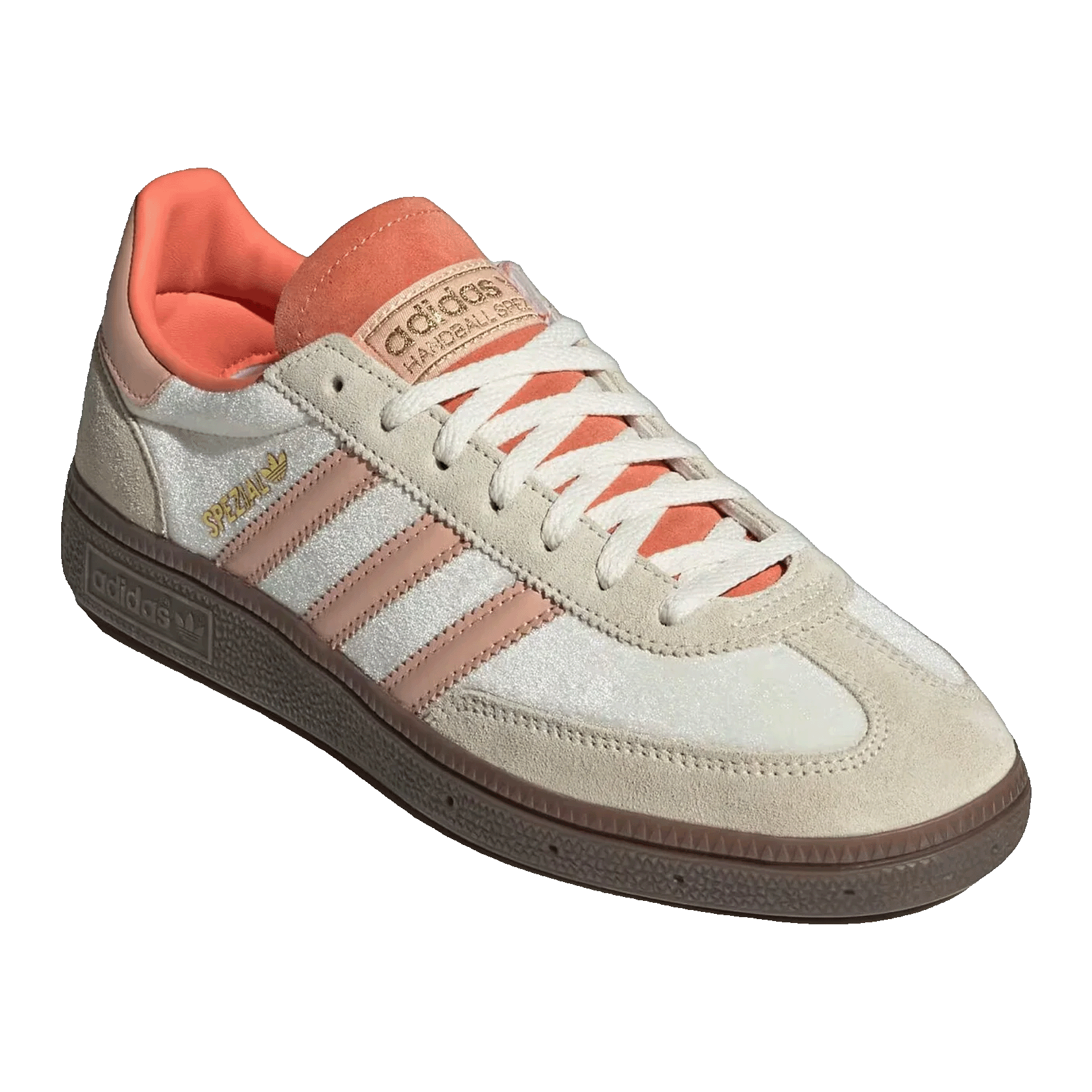 adidas Handball Spezial Cream White Coral Velvet (W) Side JI2649