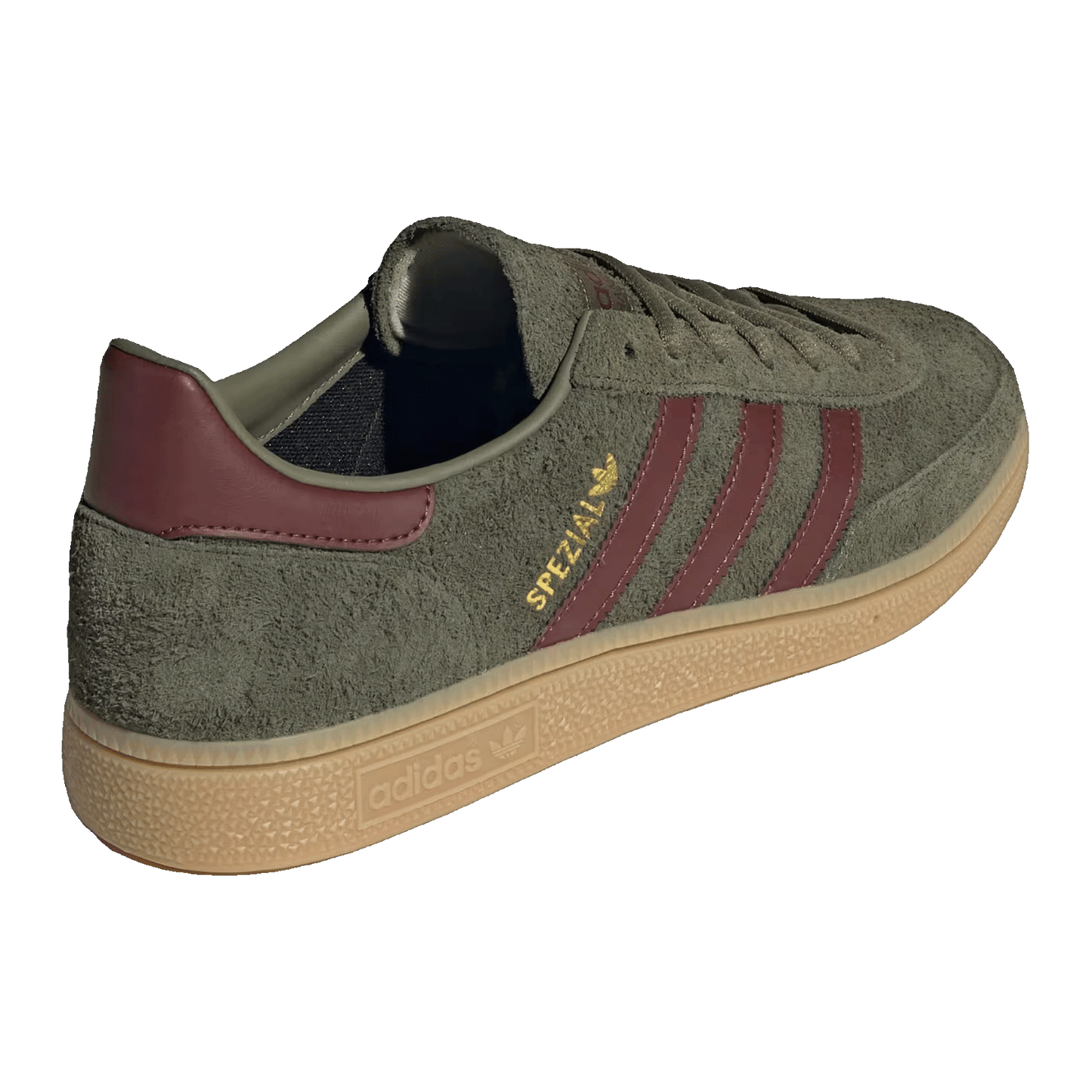 adidas Handball Spezial Focus Olive Fox Brown Gum Back JQ8297