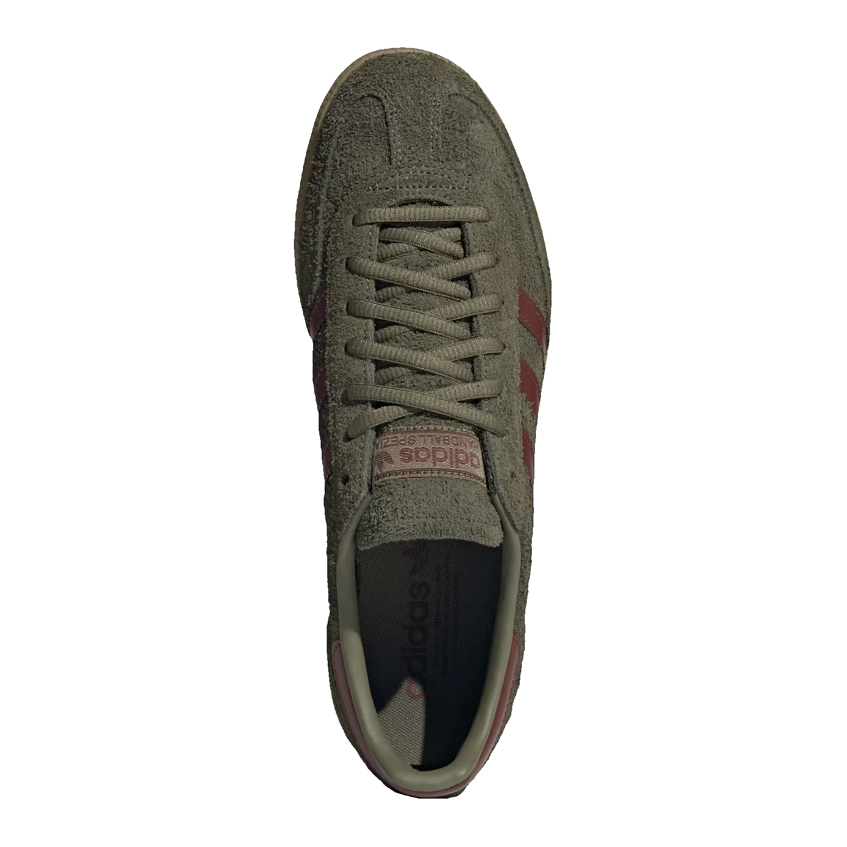 adidas Handball Spezial Focus Olive Fox Brown Gum Oben JQ8297