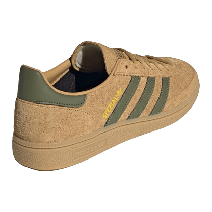 adidas Handball Spezial Golden Beige Focus Olive Back JQ8298