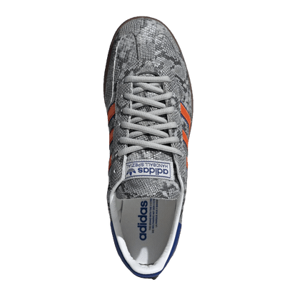 adidas Handball Spezial Grey Snakeskin Orange Royal Oben KK1190