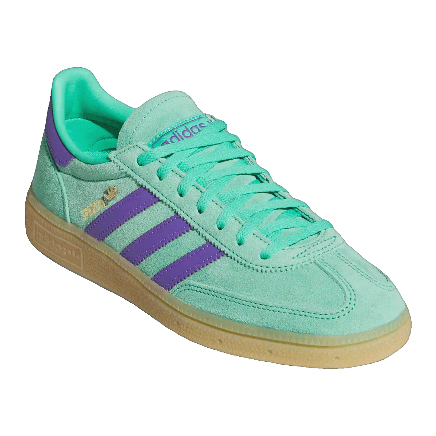 adidas Handball Spezial Hi-Res Green Purple Rush (W) Side IH9212