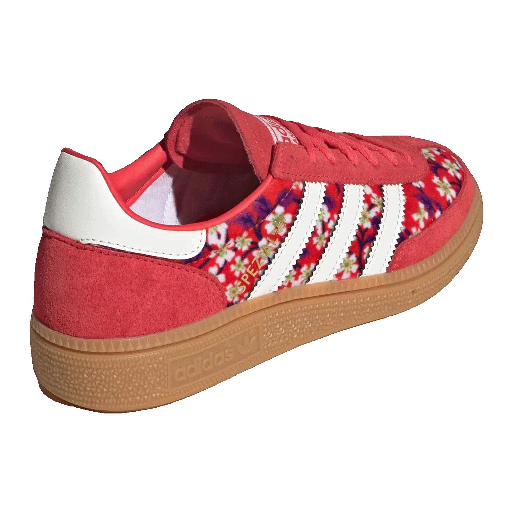 adidas Handball Spezial Liberty London Floral Semi Lucid Red (GS) Back JR3883