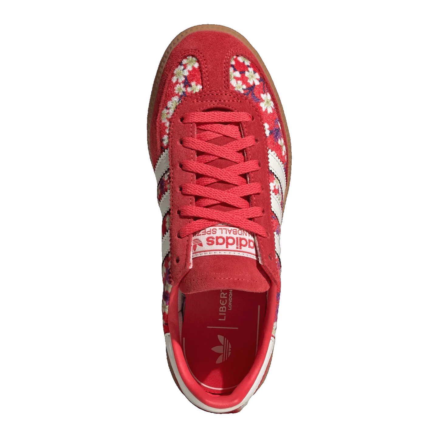 adidas Handball Spezial Liberty London Floral Semi Lucid Red (GS) Oben JR3883