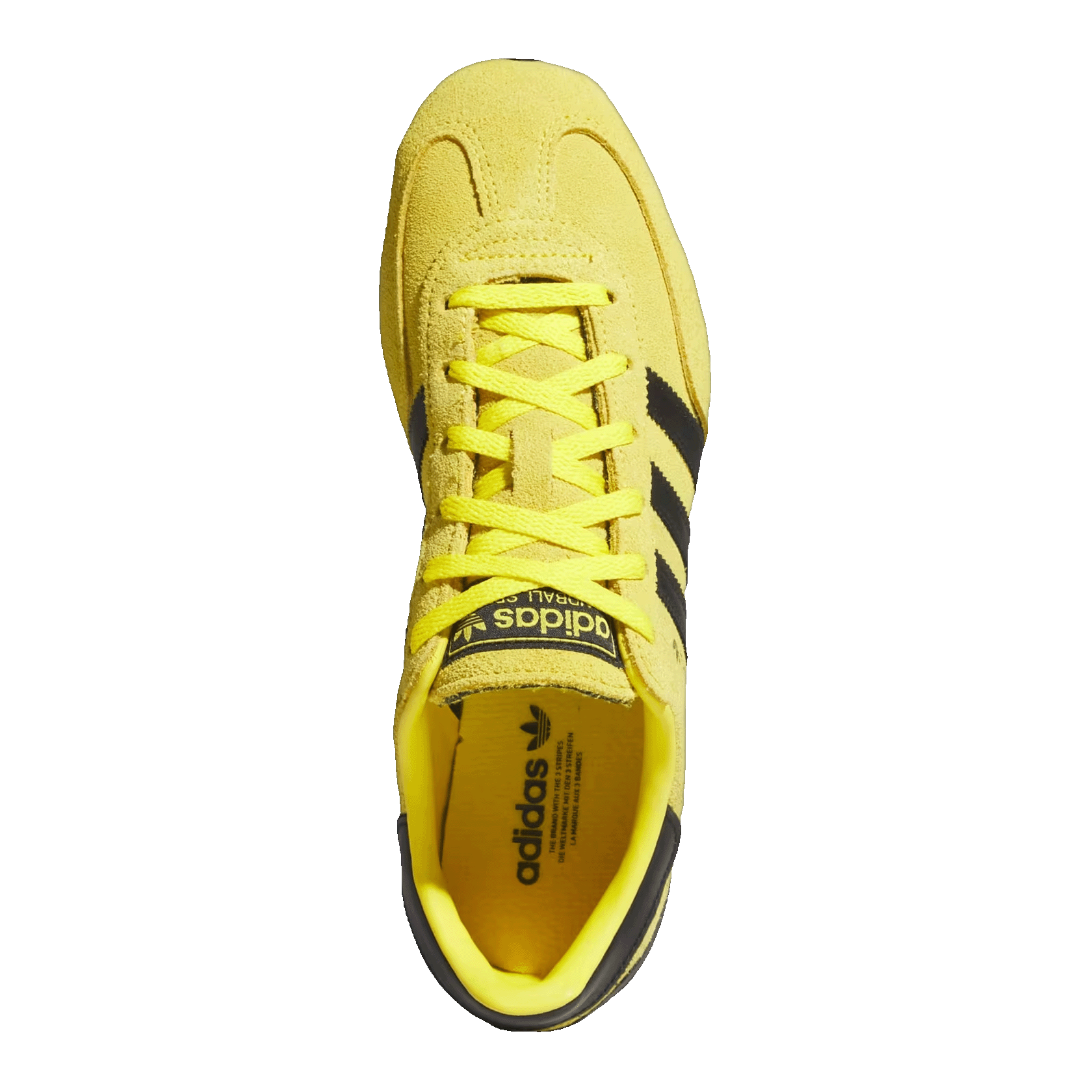 adidas Handball Spezial Lo Pro Yellow Black (W) Oben KJ3627