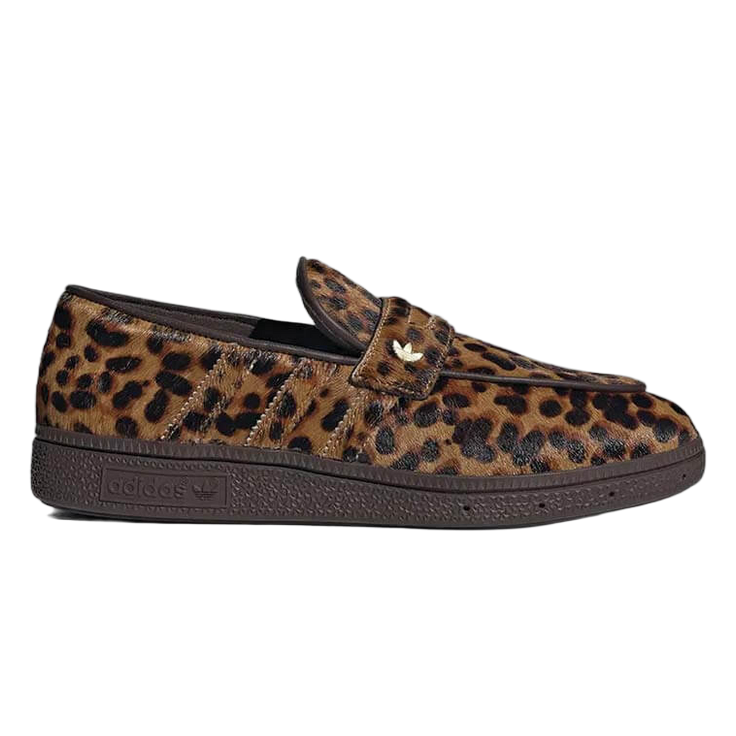 adidas Handball Spezial Loafer Leopard Print Dark Brown (W) KJ2526