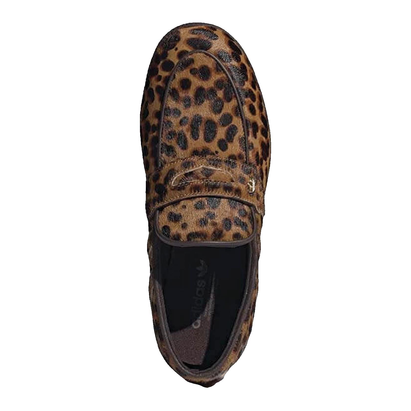 adidas Handball Spezial Loafer Leopard Print Dark Brown (W) Oben KJ2526